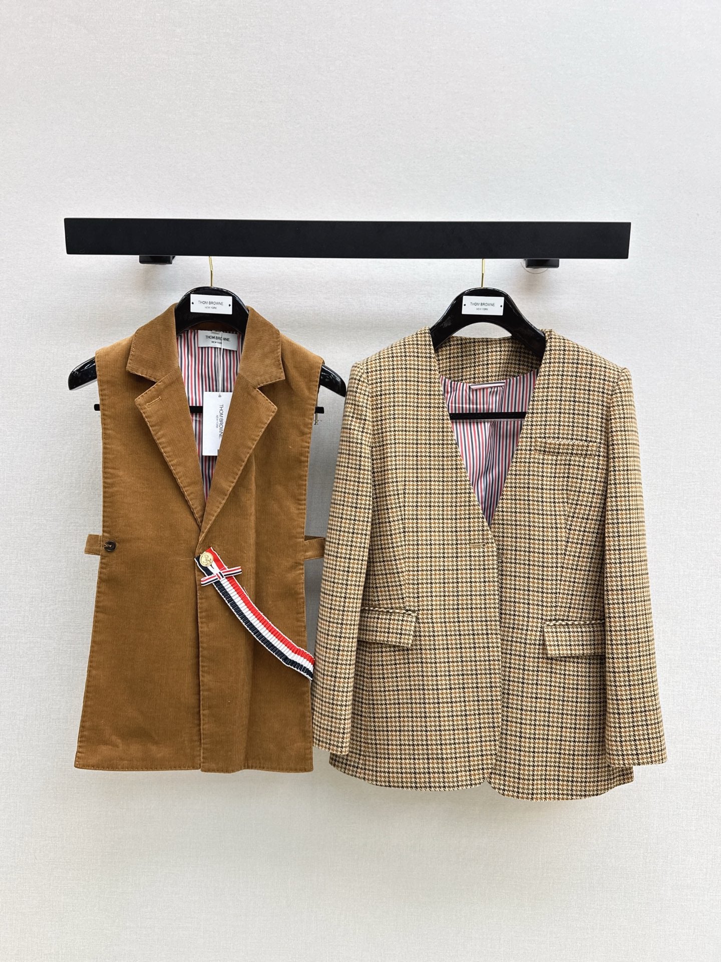 Thom 25fw blazer vest set