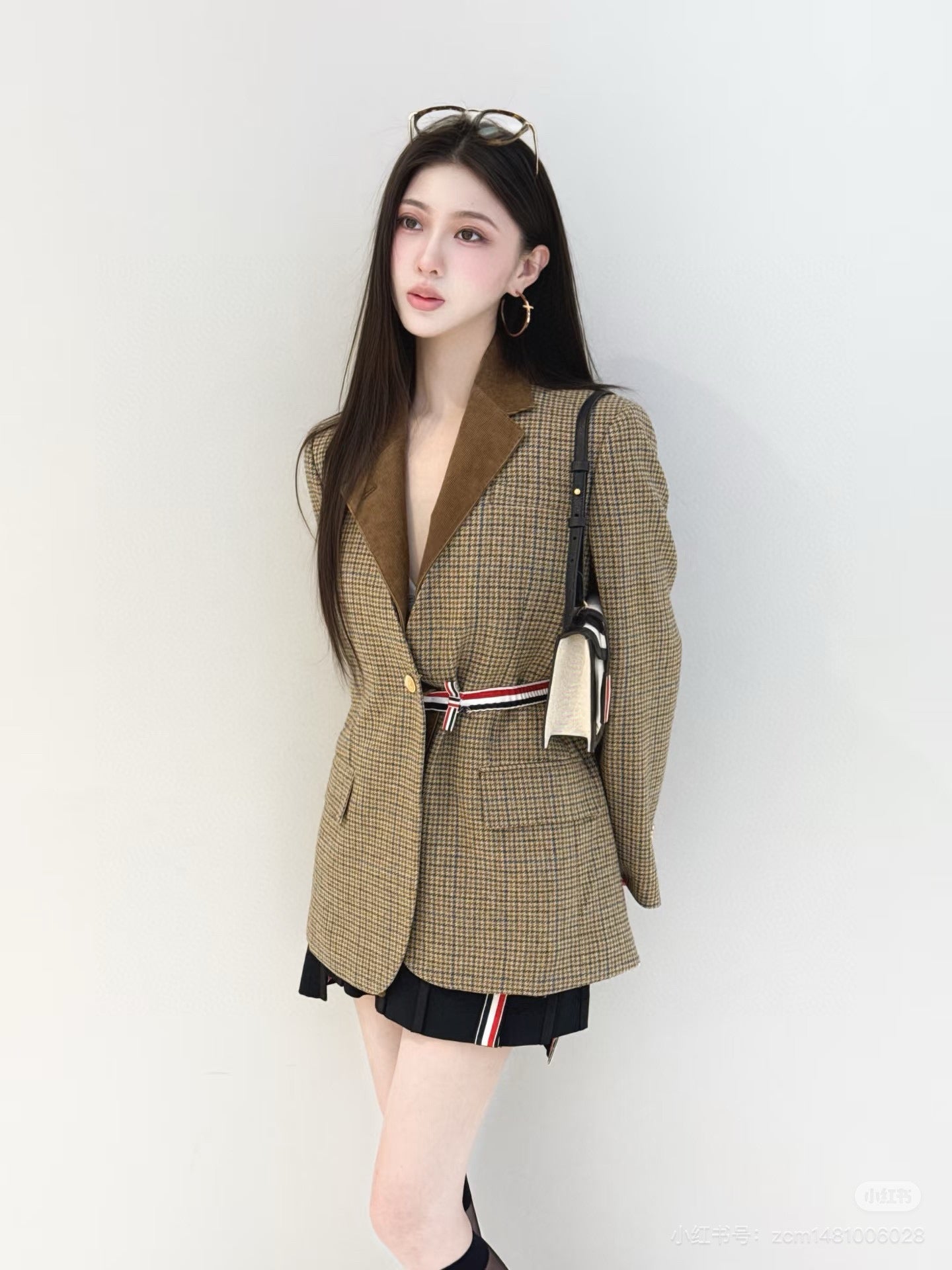 Thom 25fw blazer vest set