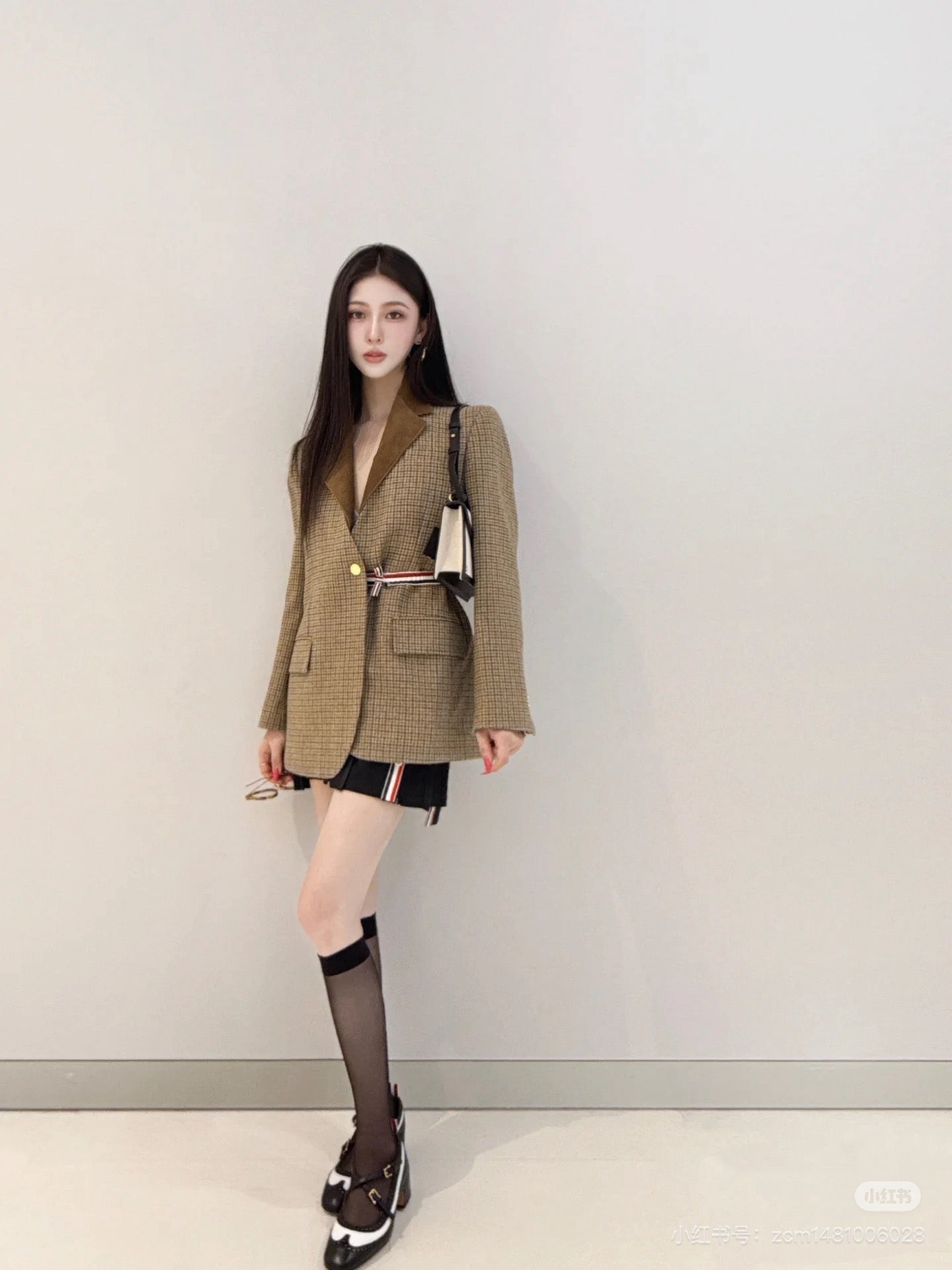 Thom 25fw blazer vest set