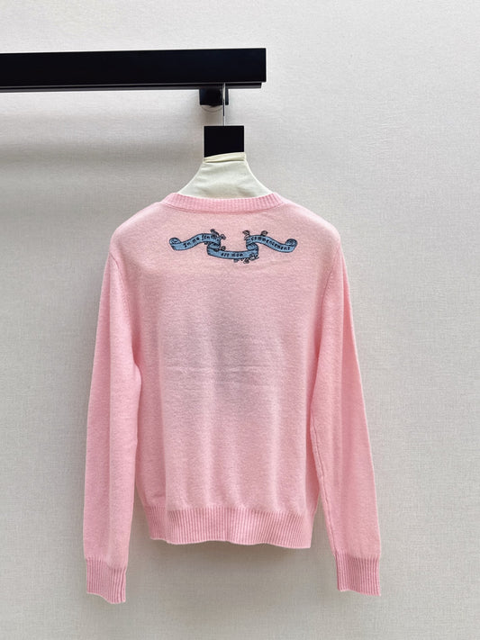 CD 25fw embroidered sweater