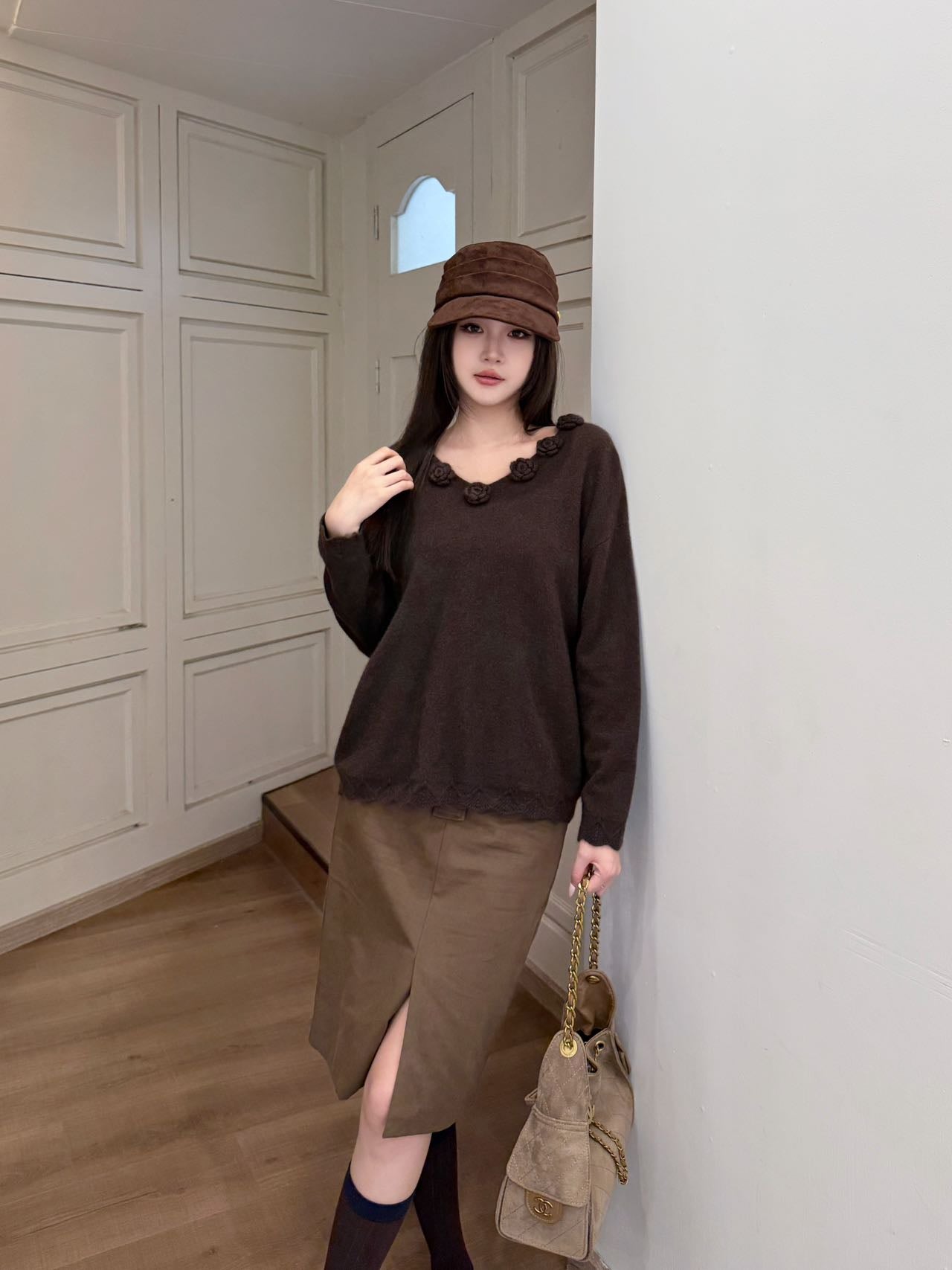Chan 25fw knitted sweater