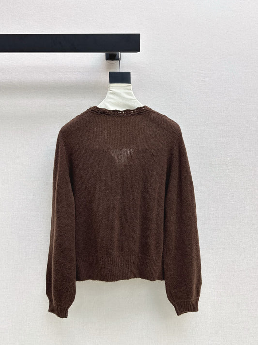 Chan 25fw knitted cardigan