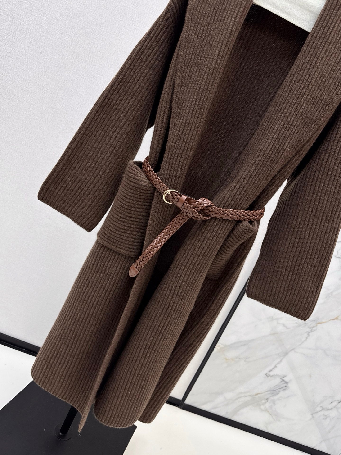 Brune 25fw knitted coat
