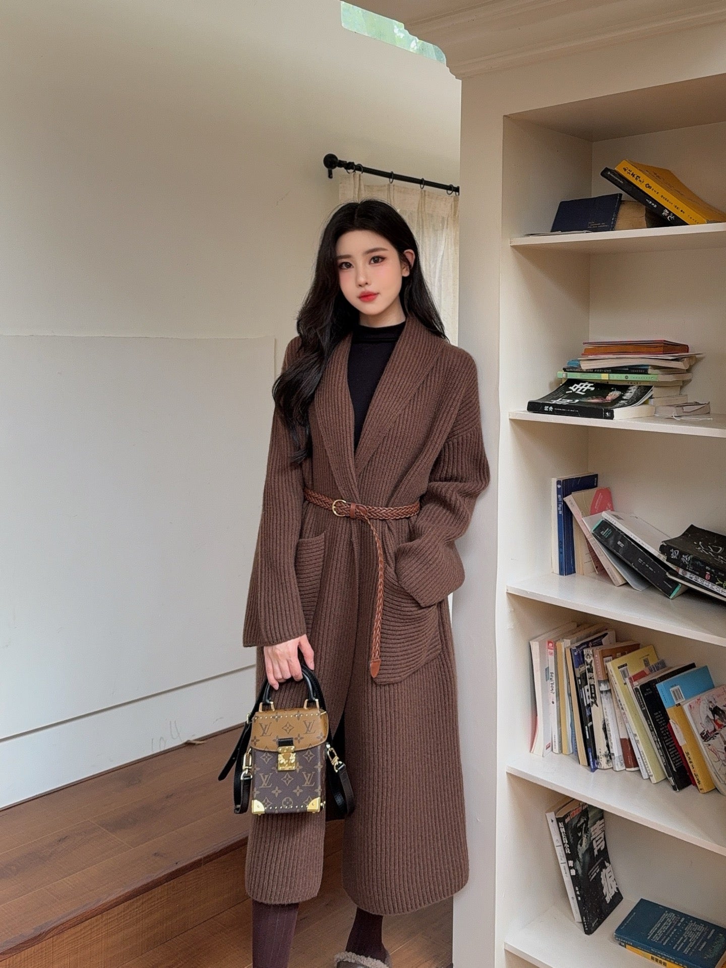 Brune 25fw knitted coat