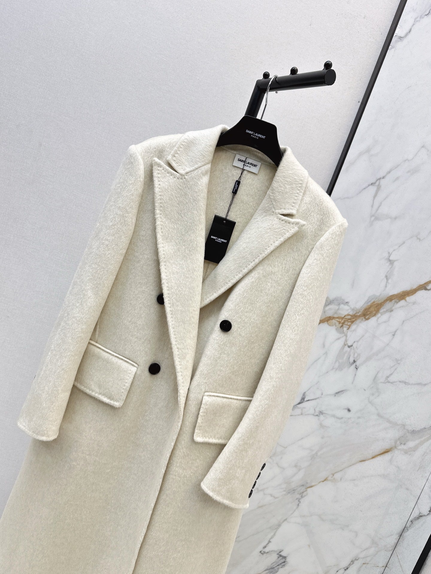 Saint lau 25fw wool coat