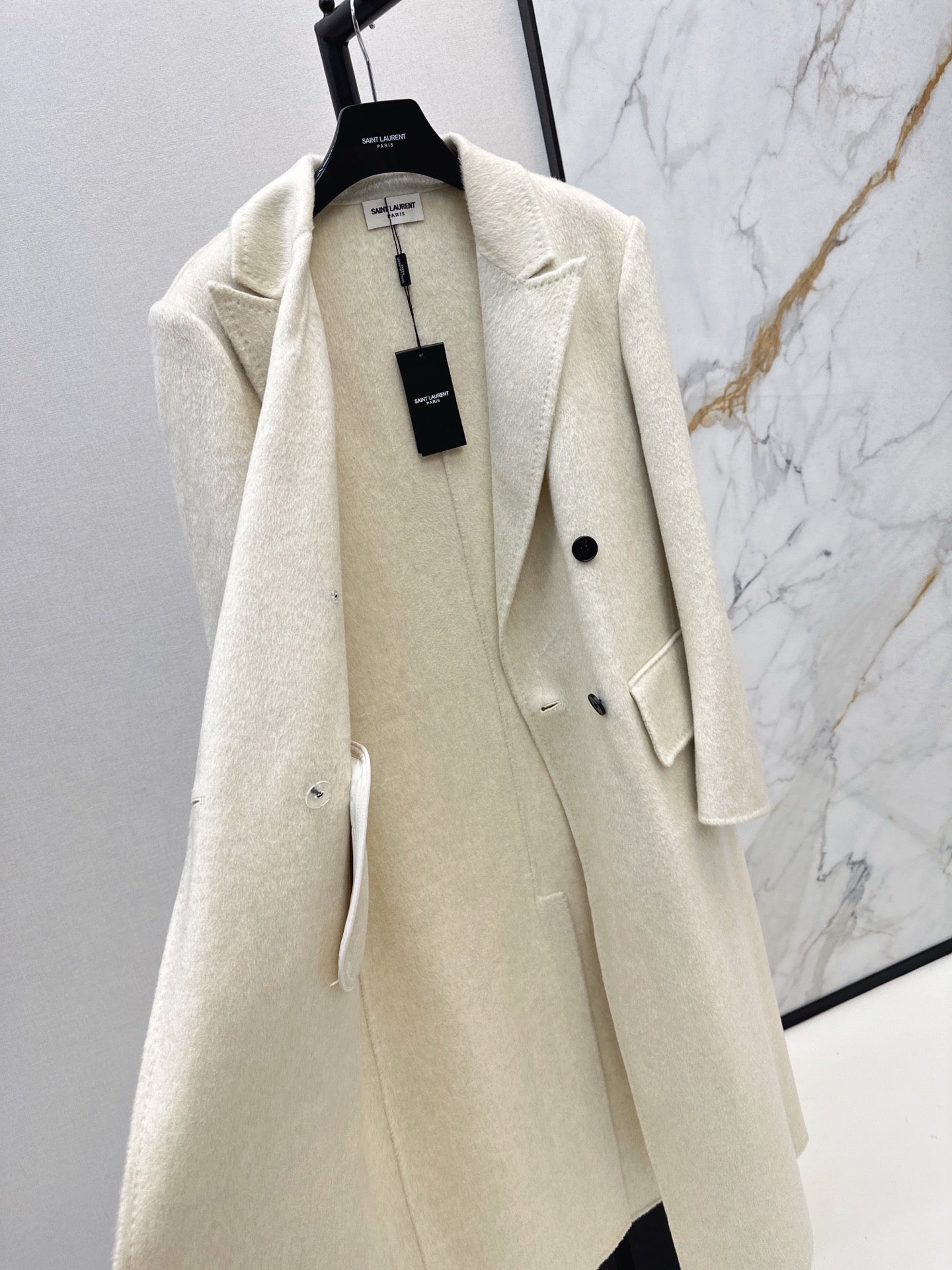 Saint lau 25fw wool coat