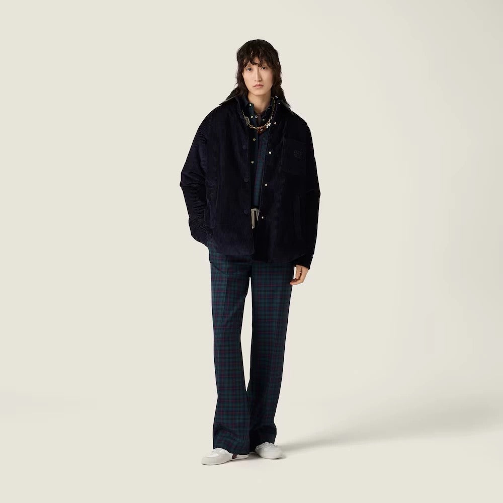 Miu 25fw corduroy down jacket