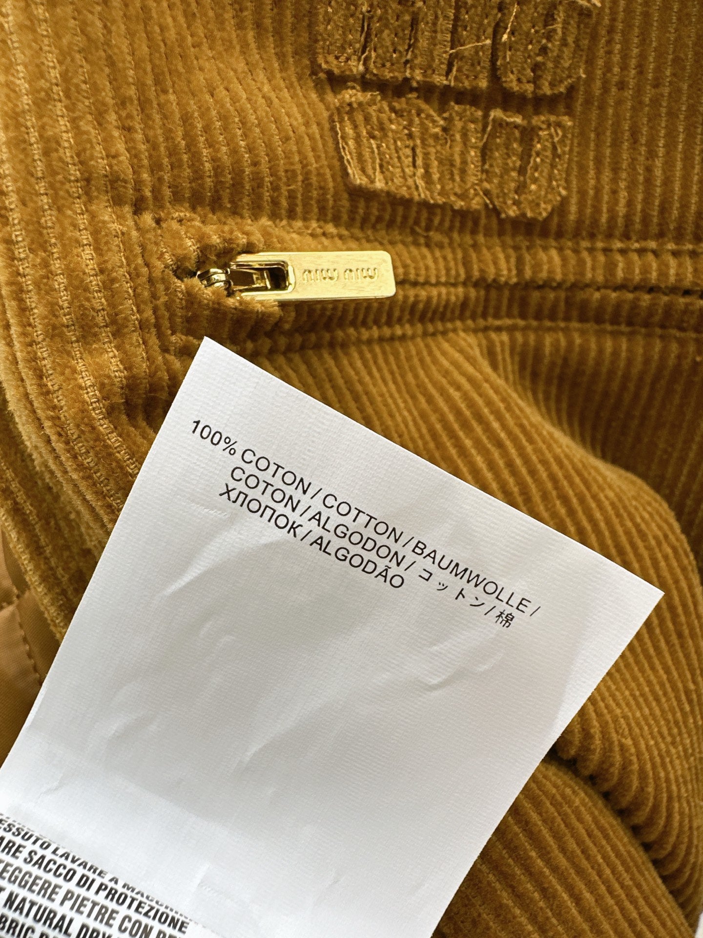 Miu 25fw padded jacket