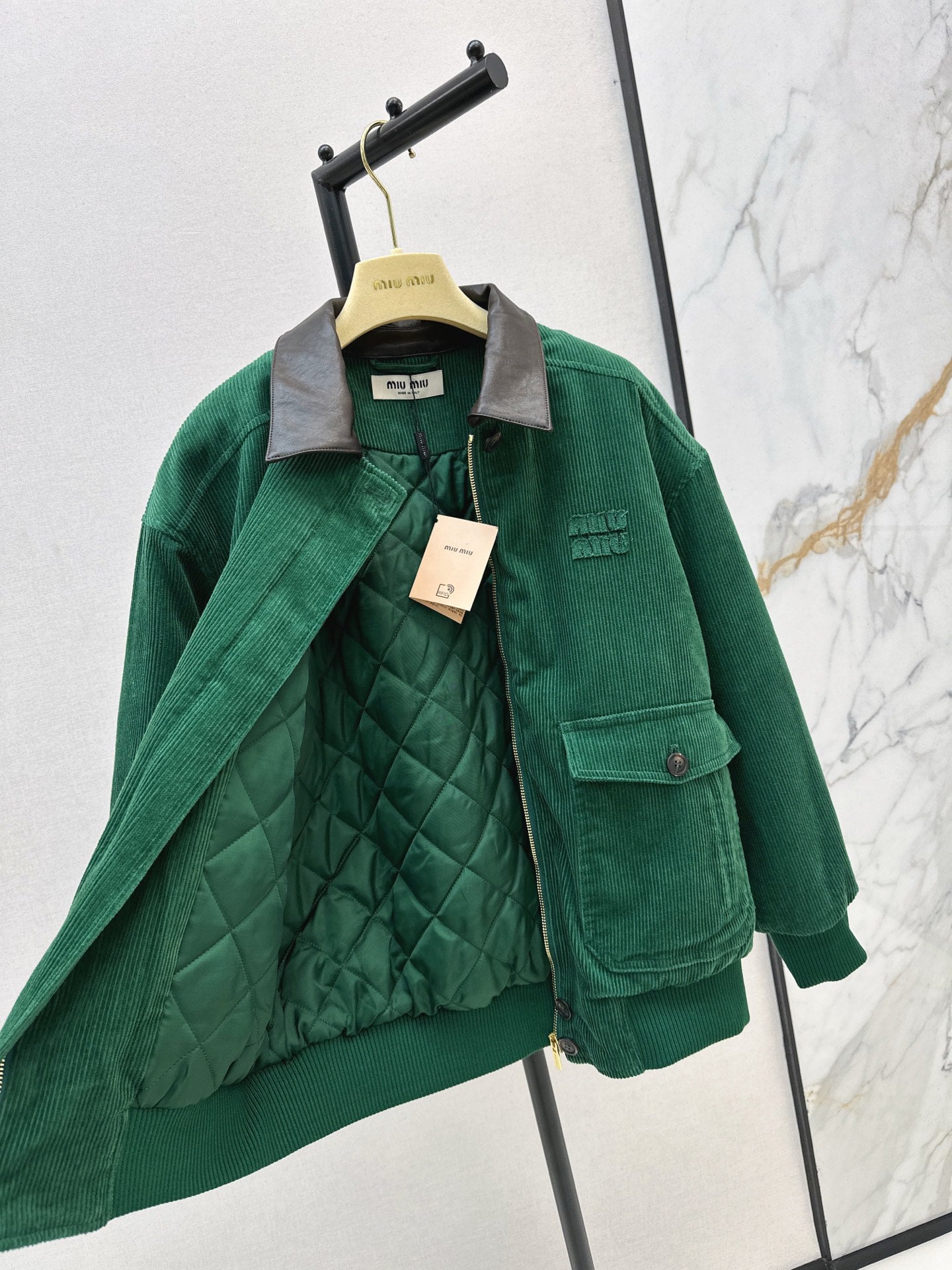 Miu 25fw padded jacket