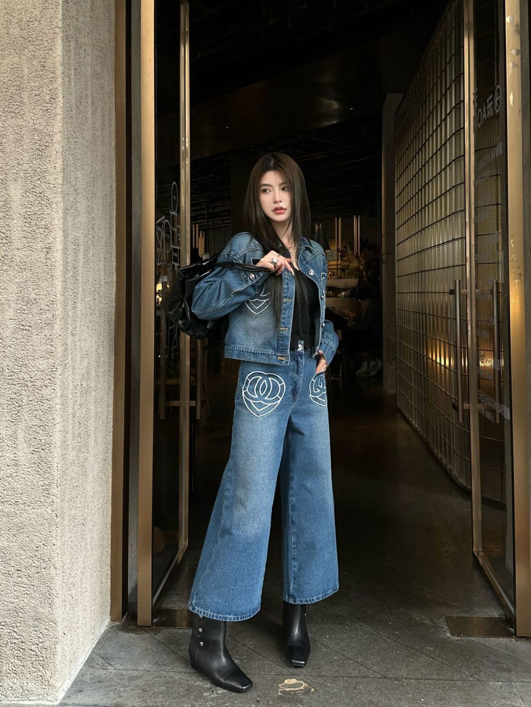 Chan 25fw denim pants