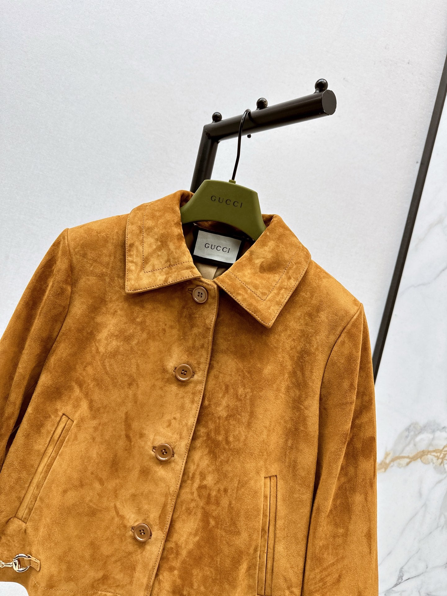 Guc 25fw leather jacket