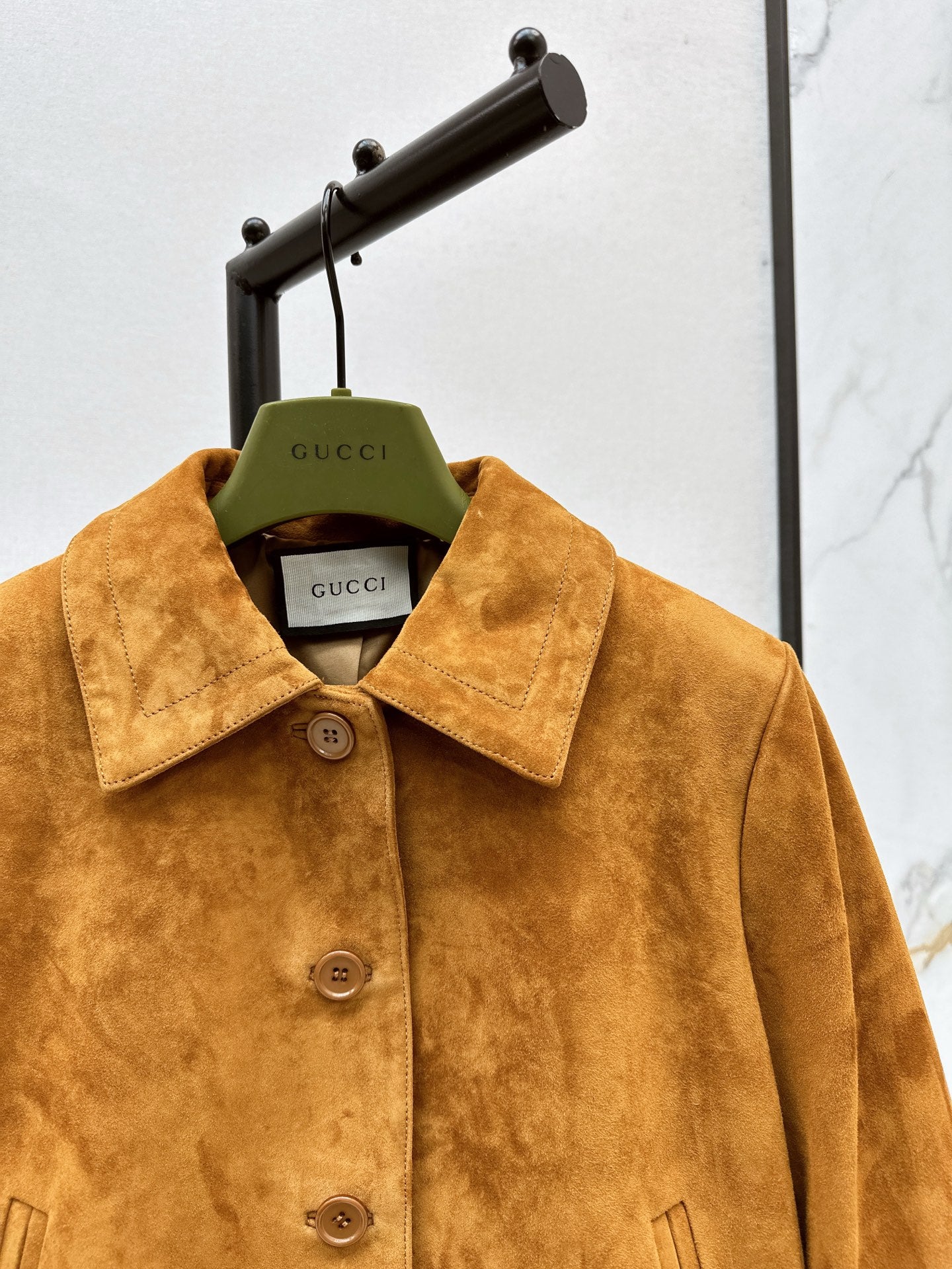 Guc 25fw leather jacket