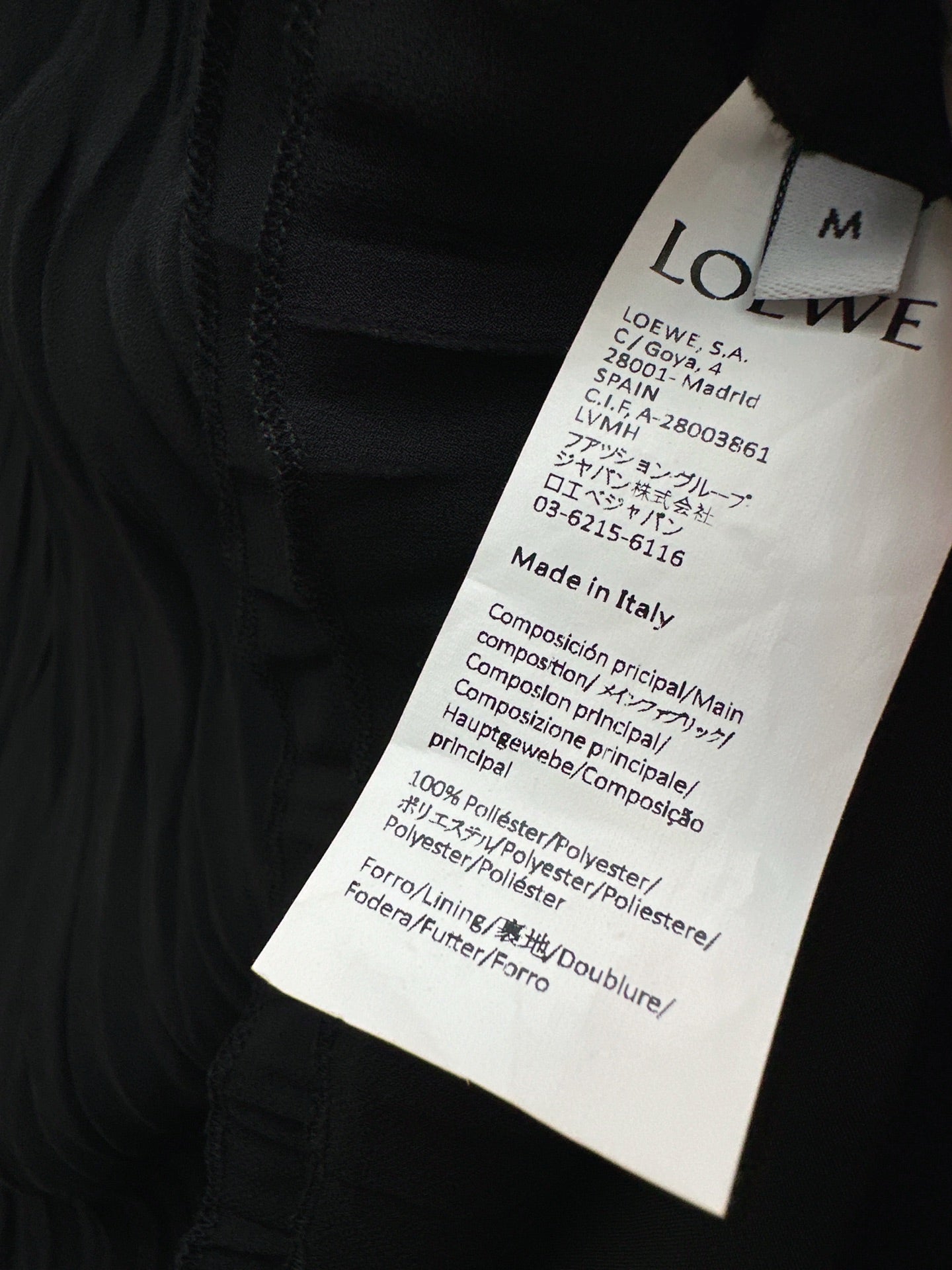 Loe 25fw pleated skirt