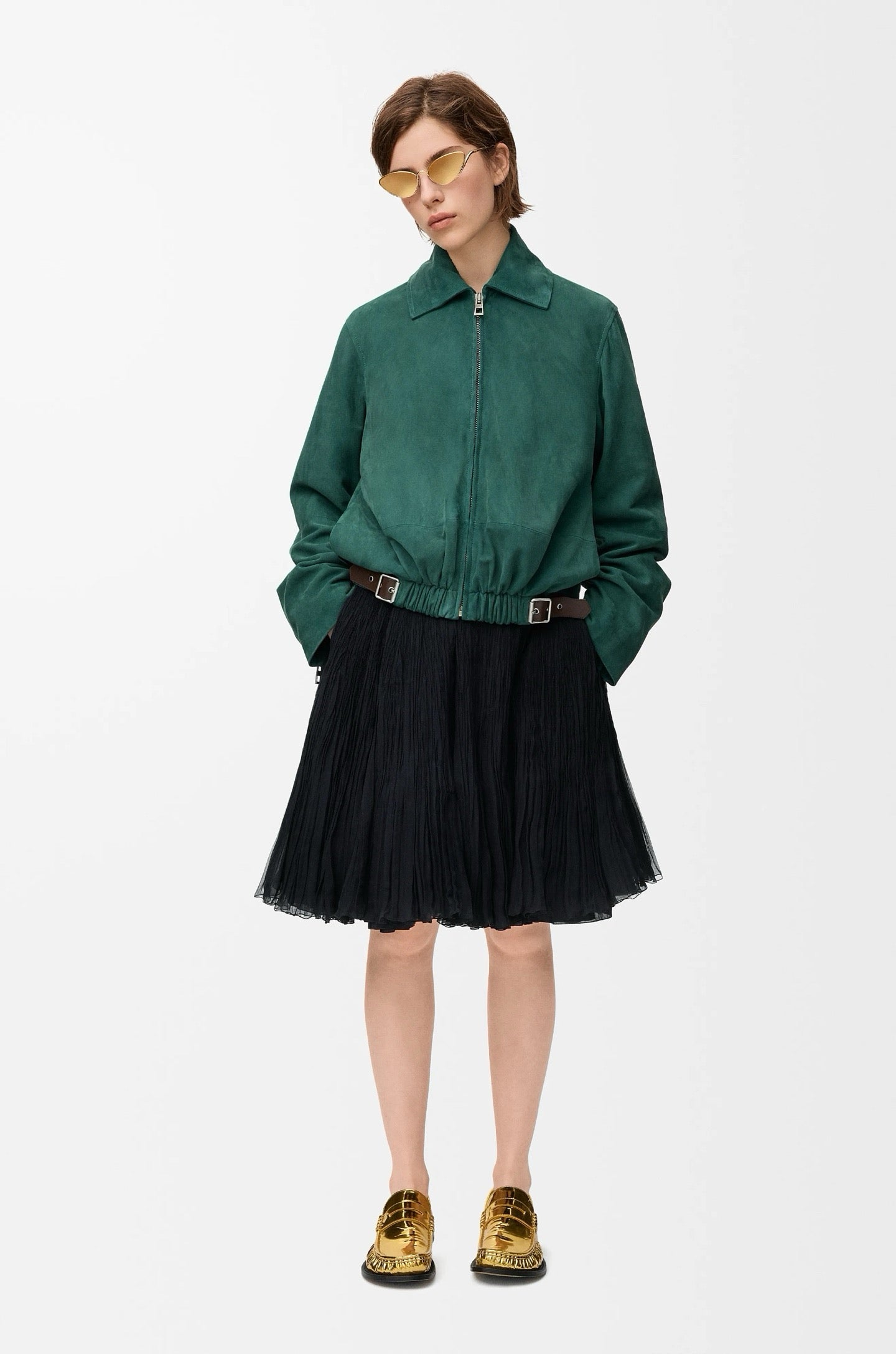 Loe 25fw pleated skirt
