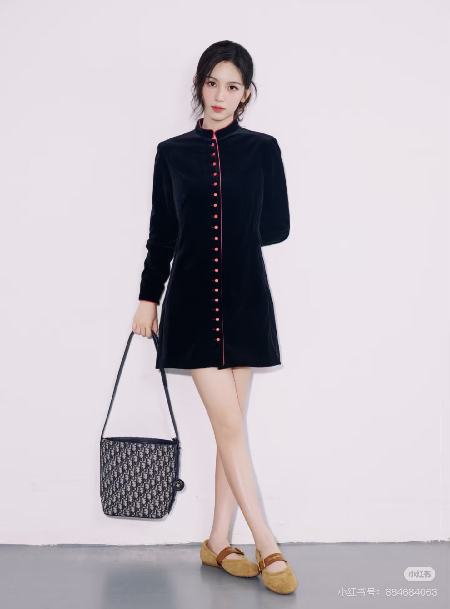 CD 25fw velvet dress