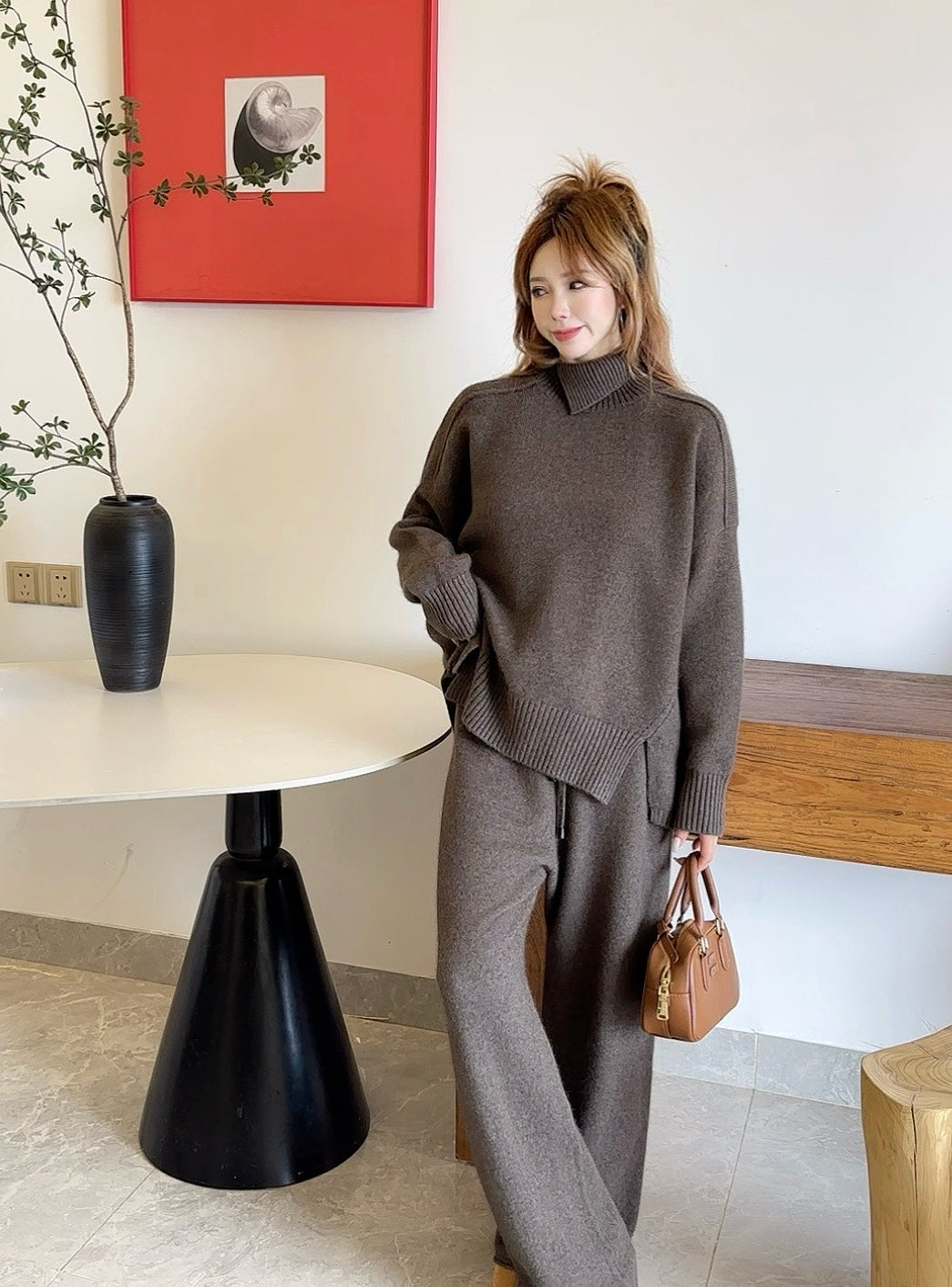 Brun 25fw wool suit