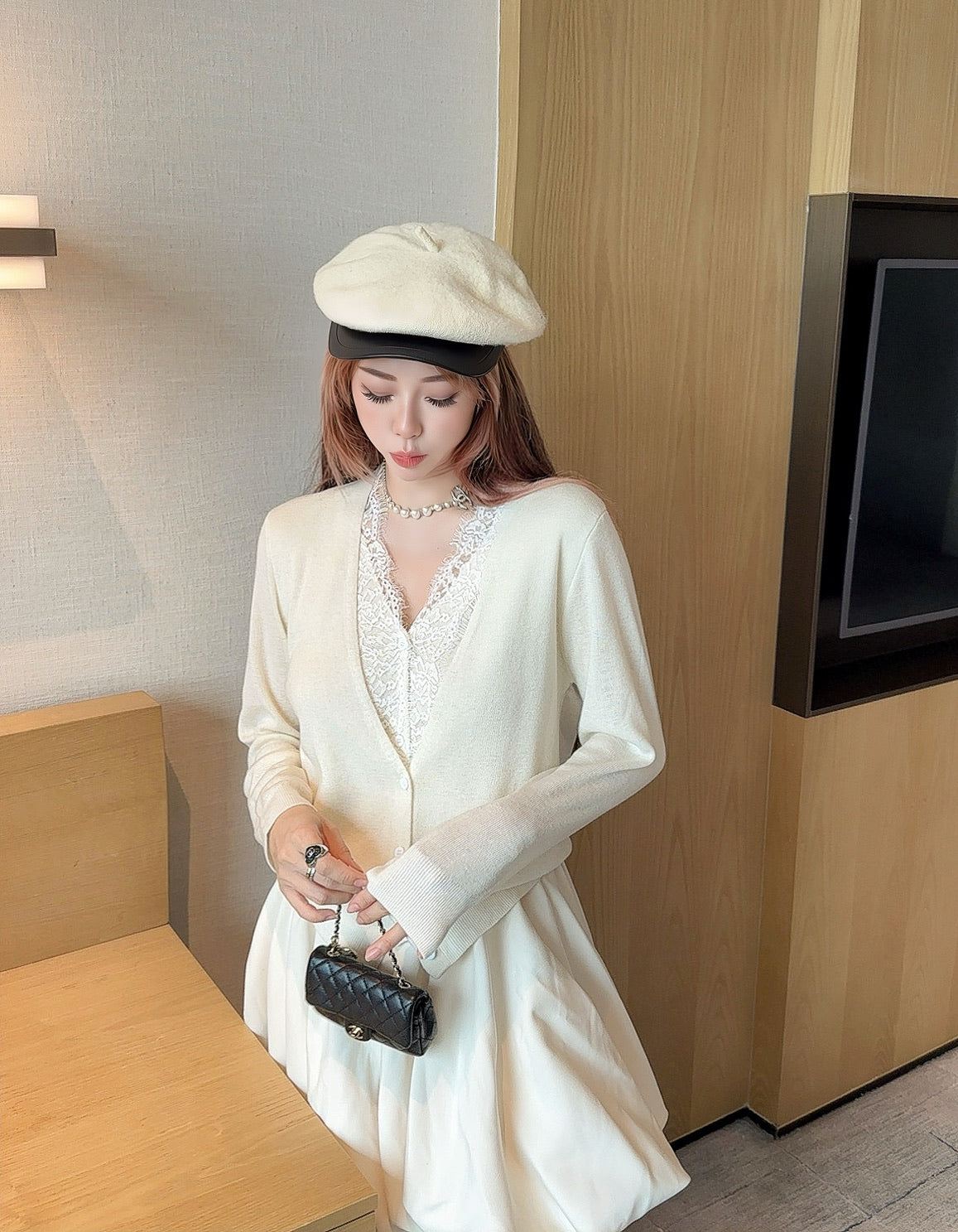 Erma 25fw lace cardigan