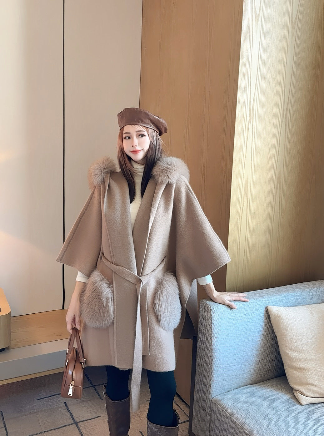 Fen 25fw wrap coats