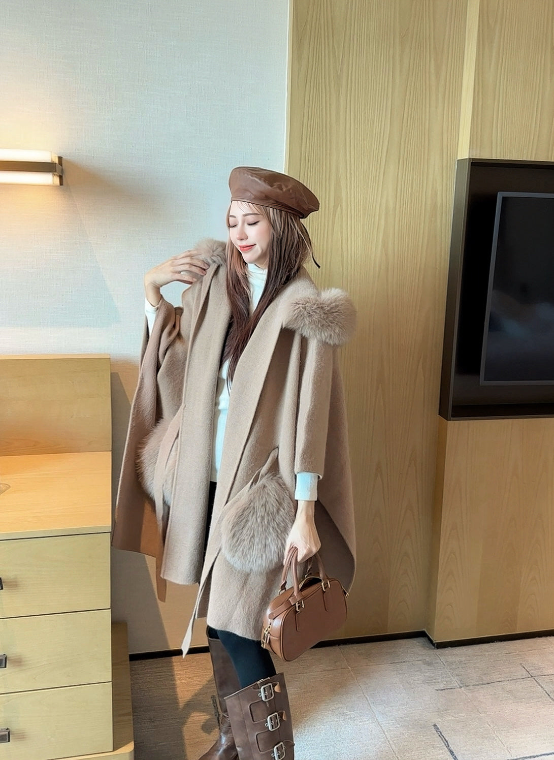 Fen 25fw wrap coats
