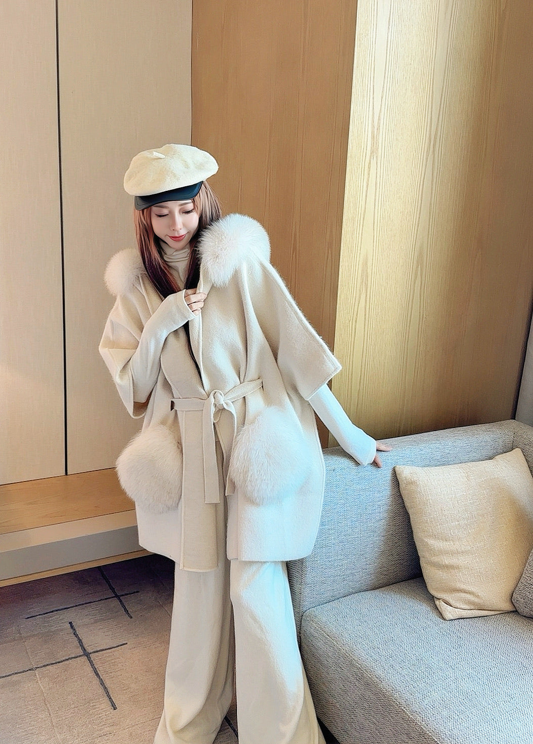 Fen 25fw wrap coats