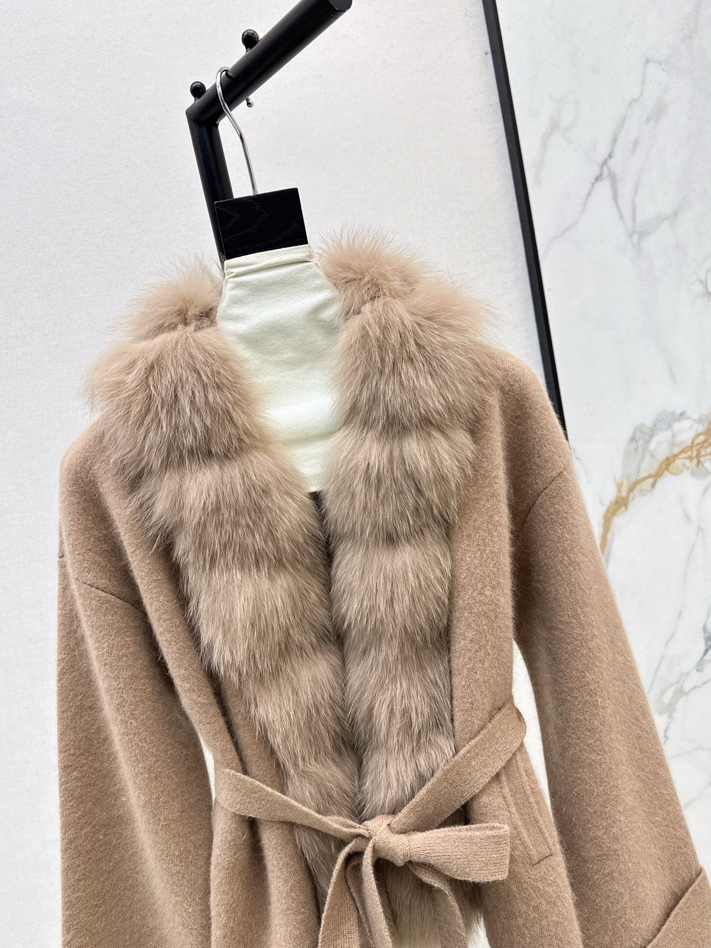 Fen 25fw knitted jacket