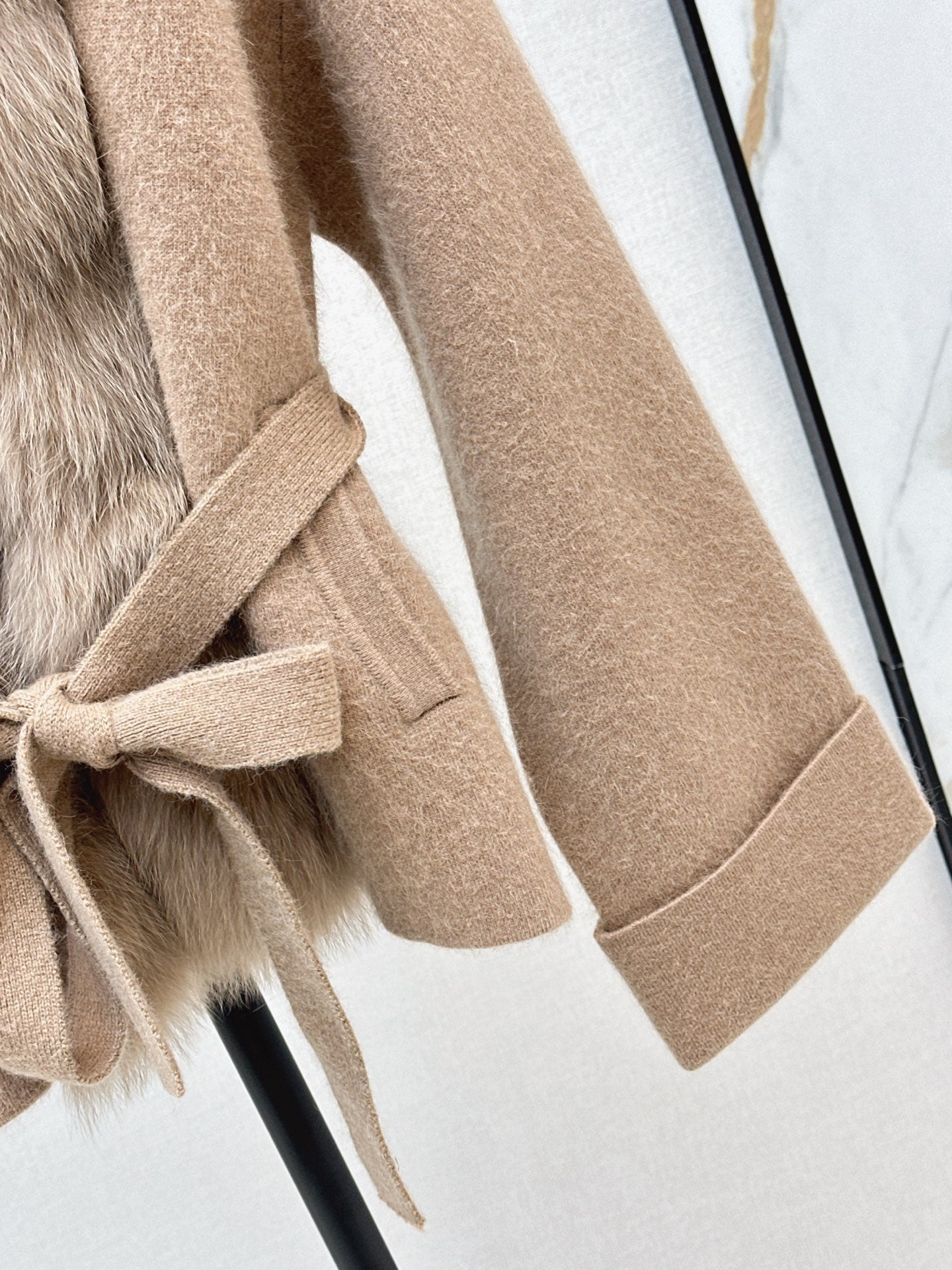 Fen 25fw knitted jacket