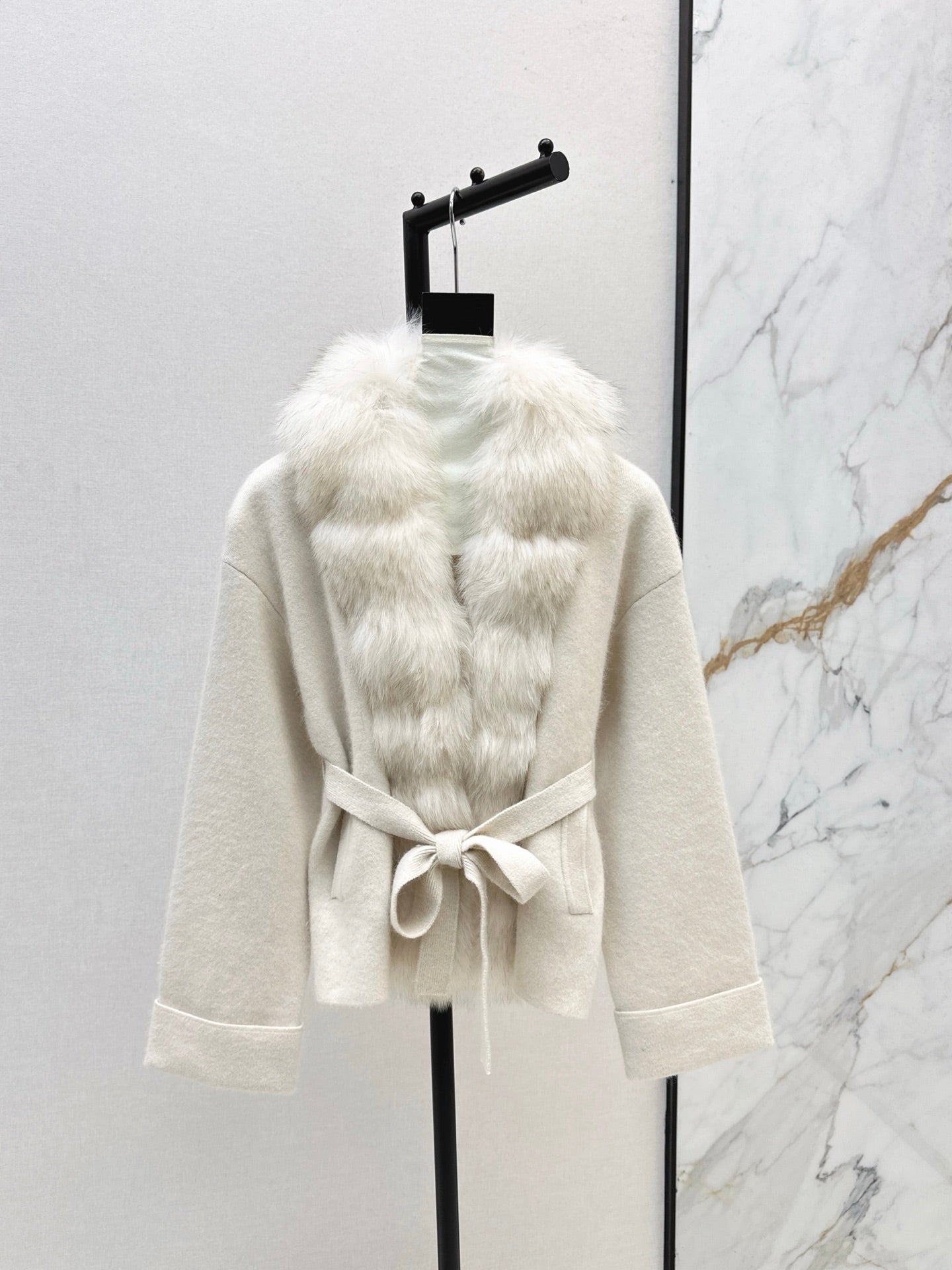 Fen 25fw knitted jacket