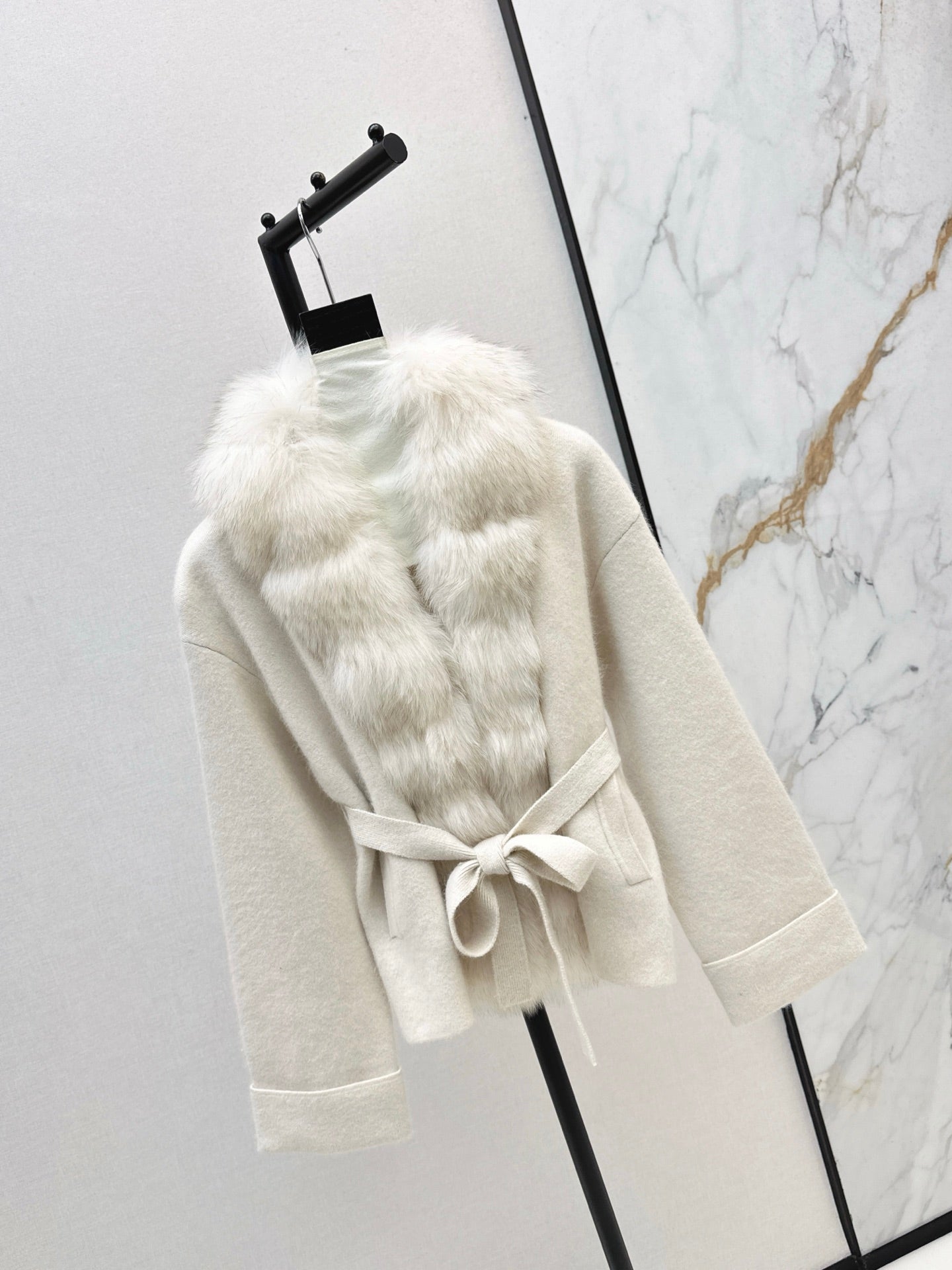 Fen 25fw knitted jacket