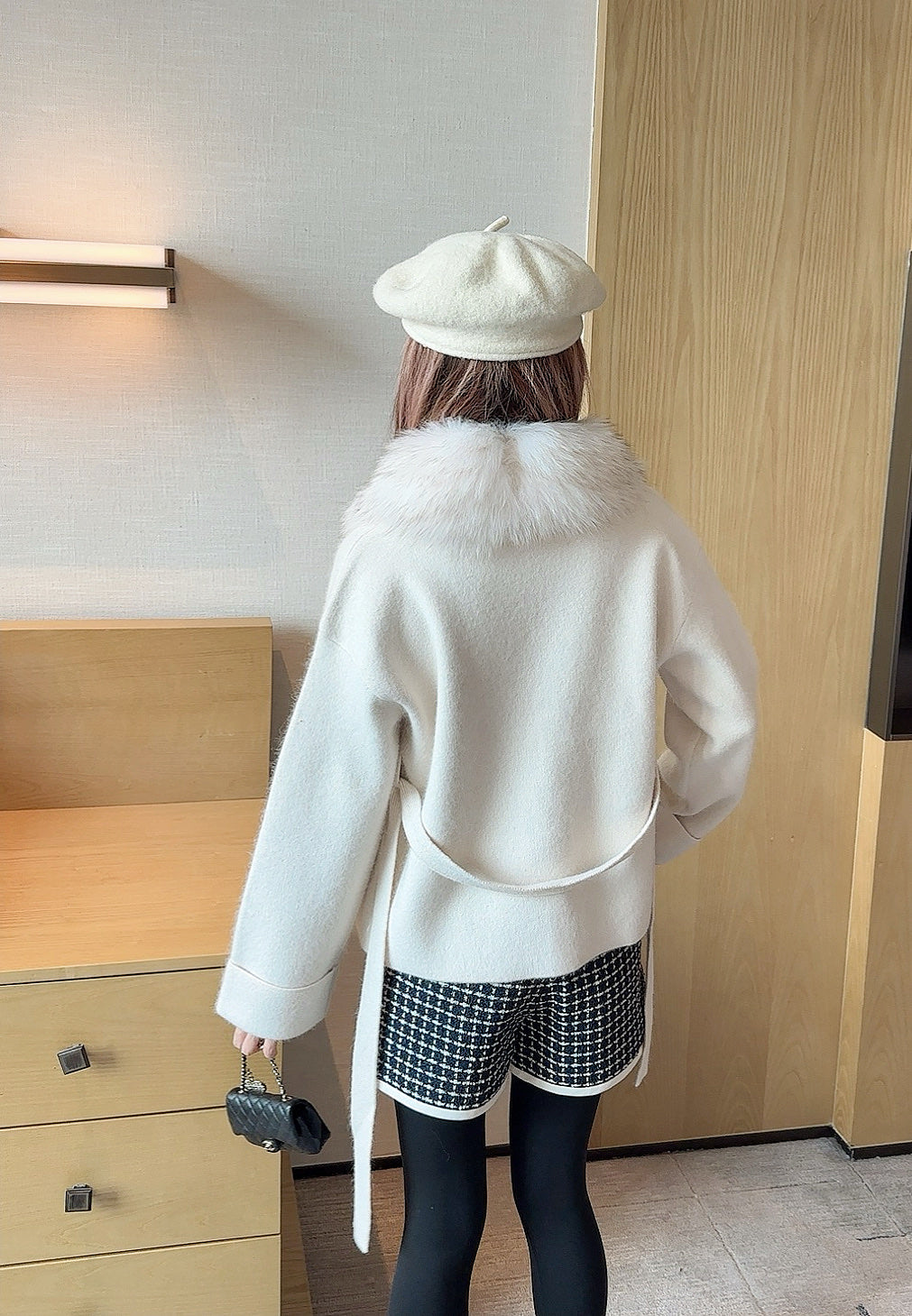 Fen 25fw knitted jacket