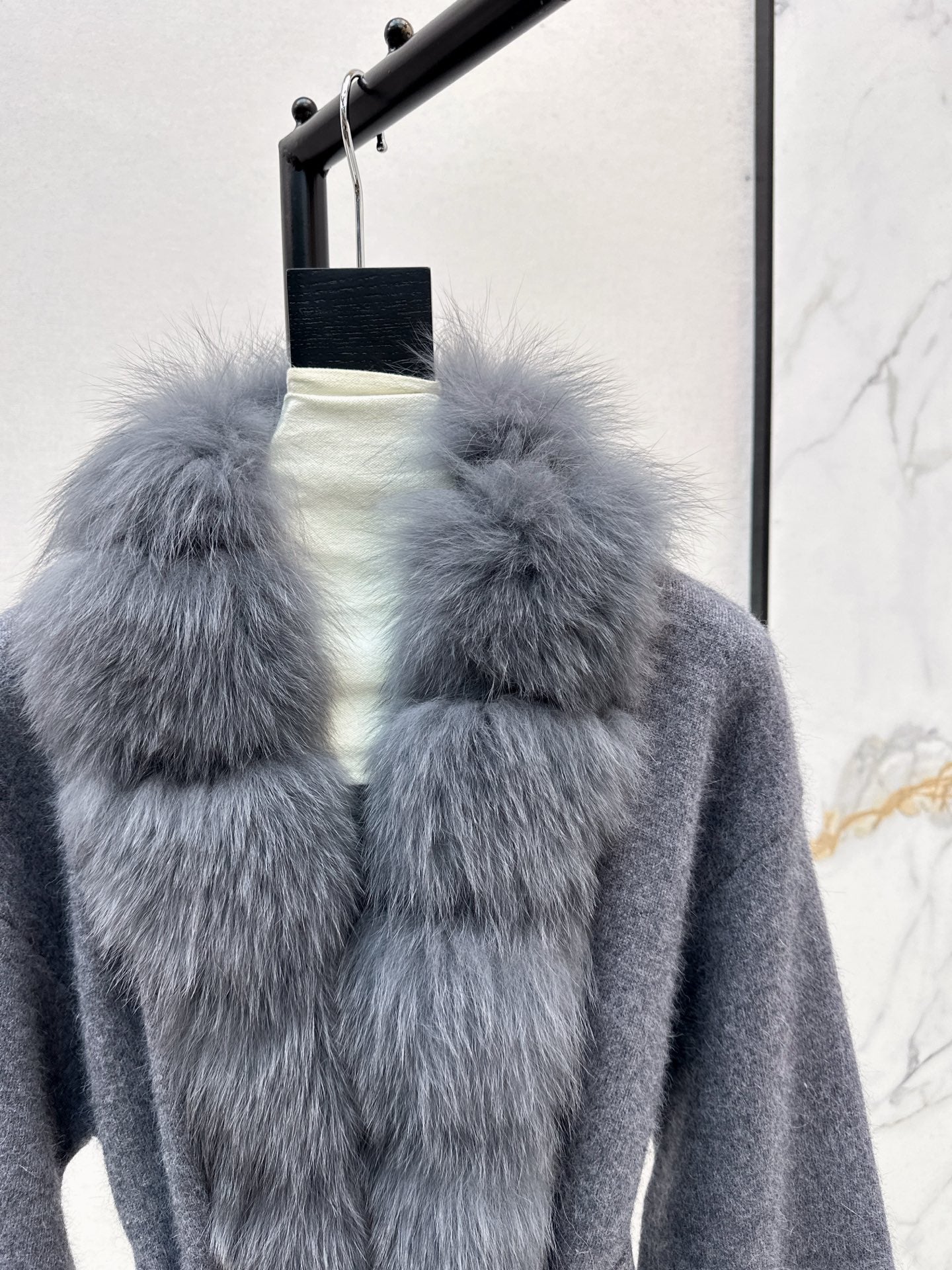 Fen 25fw knitted jacket