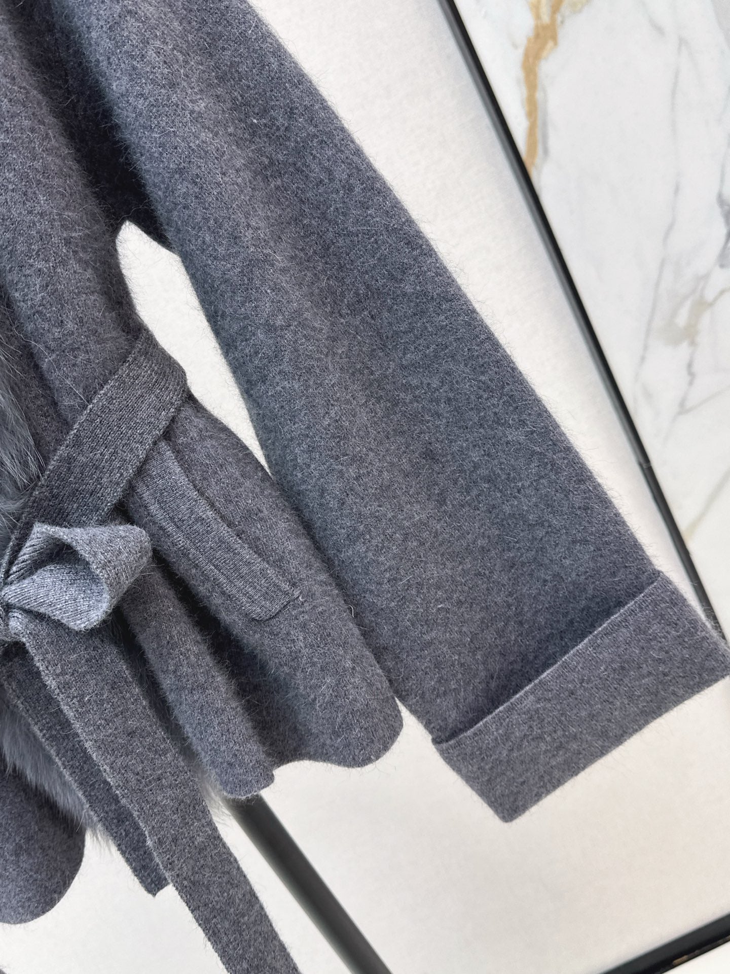 Fen 25fw knitted jacket