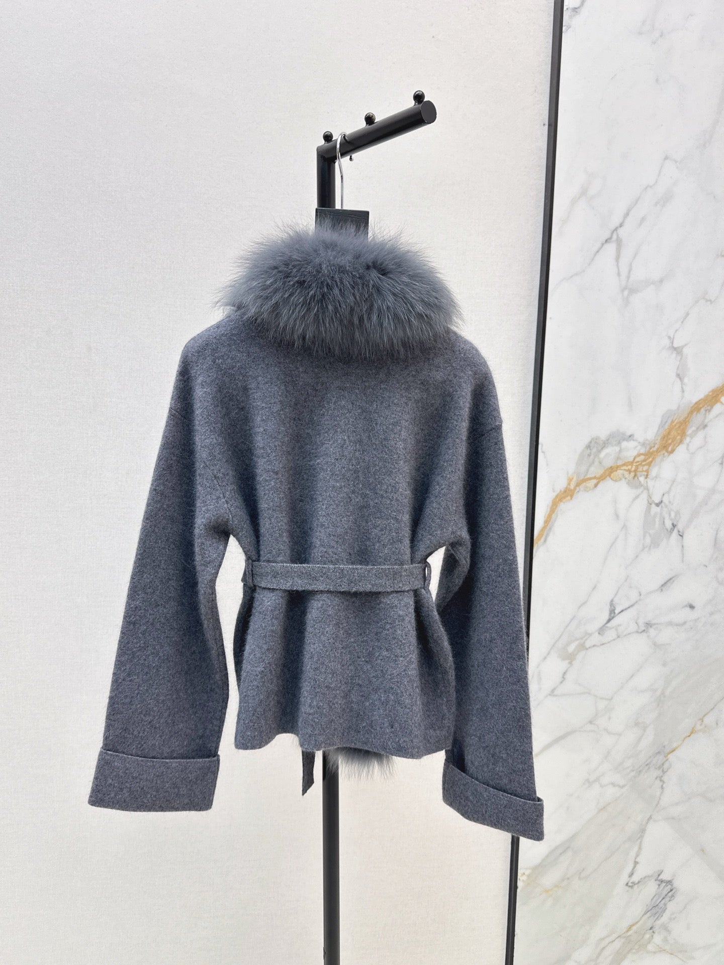 Fen 25fw knitted jacket