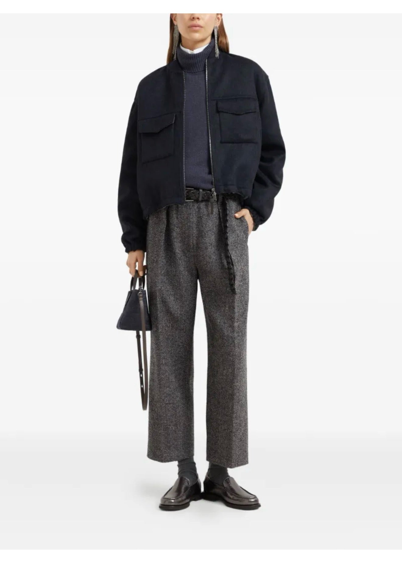 Bruun 25fw straight pants