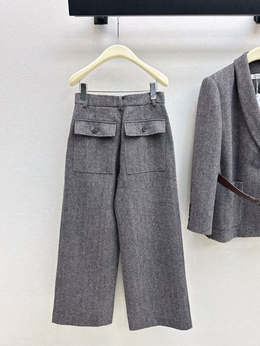 Bruun 25fw straight pants