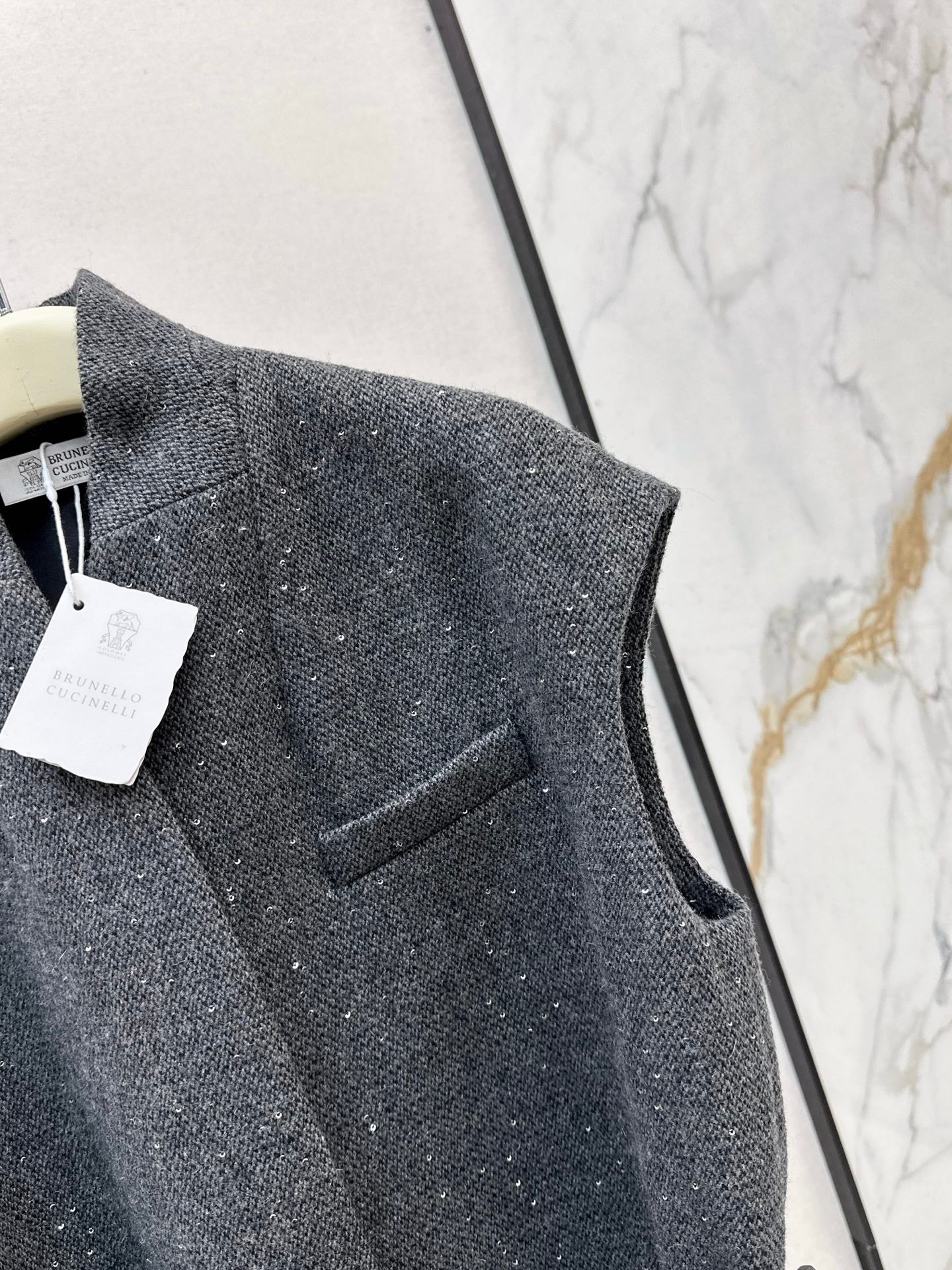 Brun 25fw sleeveless suit vest