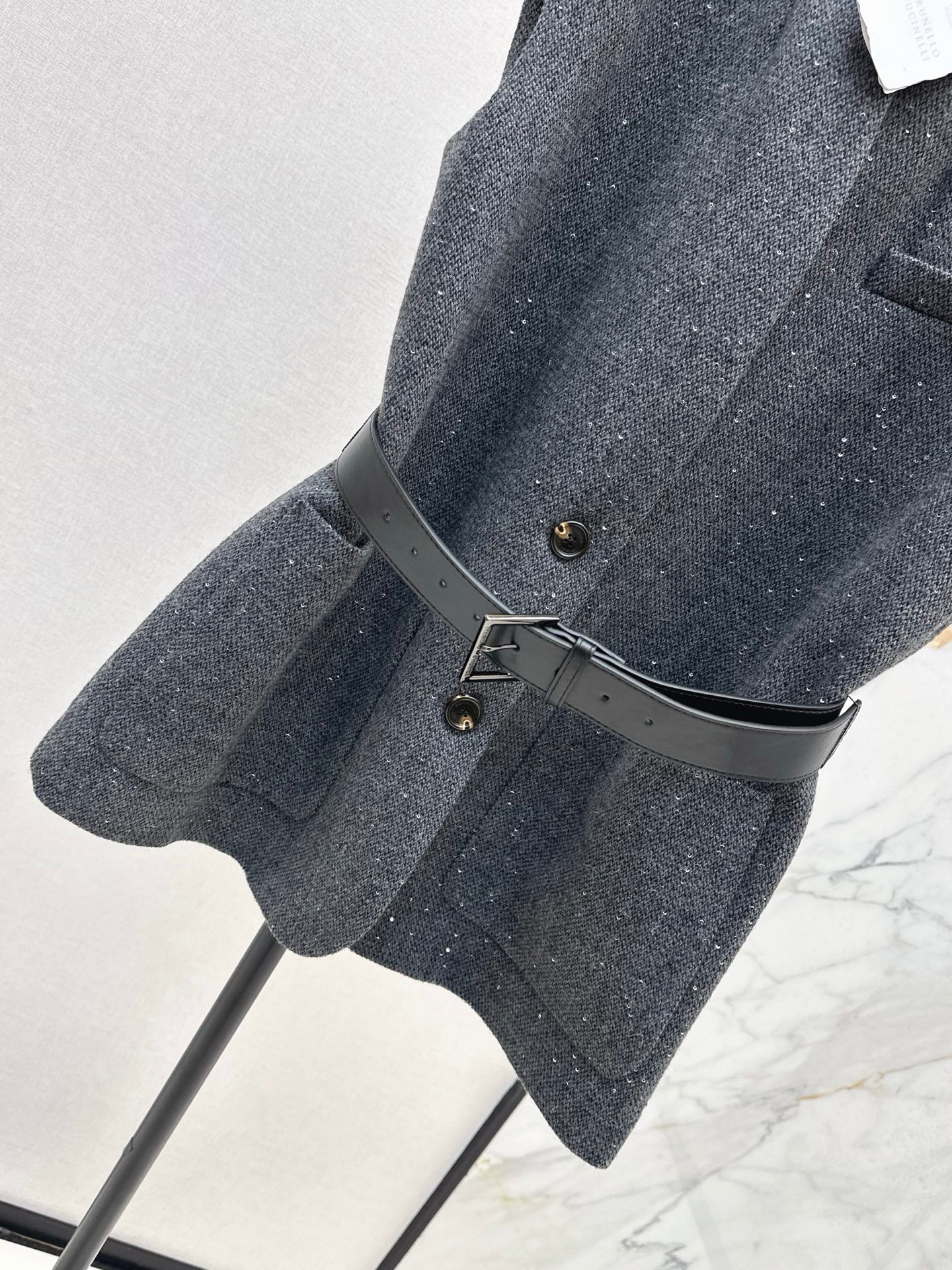 Brun 25fw sleeveless suit vest