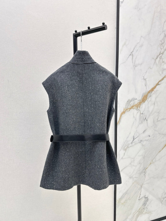 Brun 25fw sleeveless suit vest