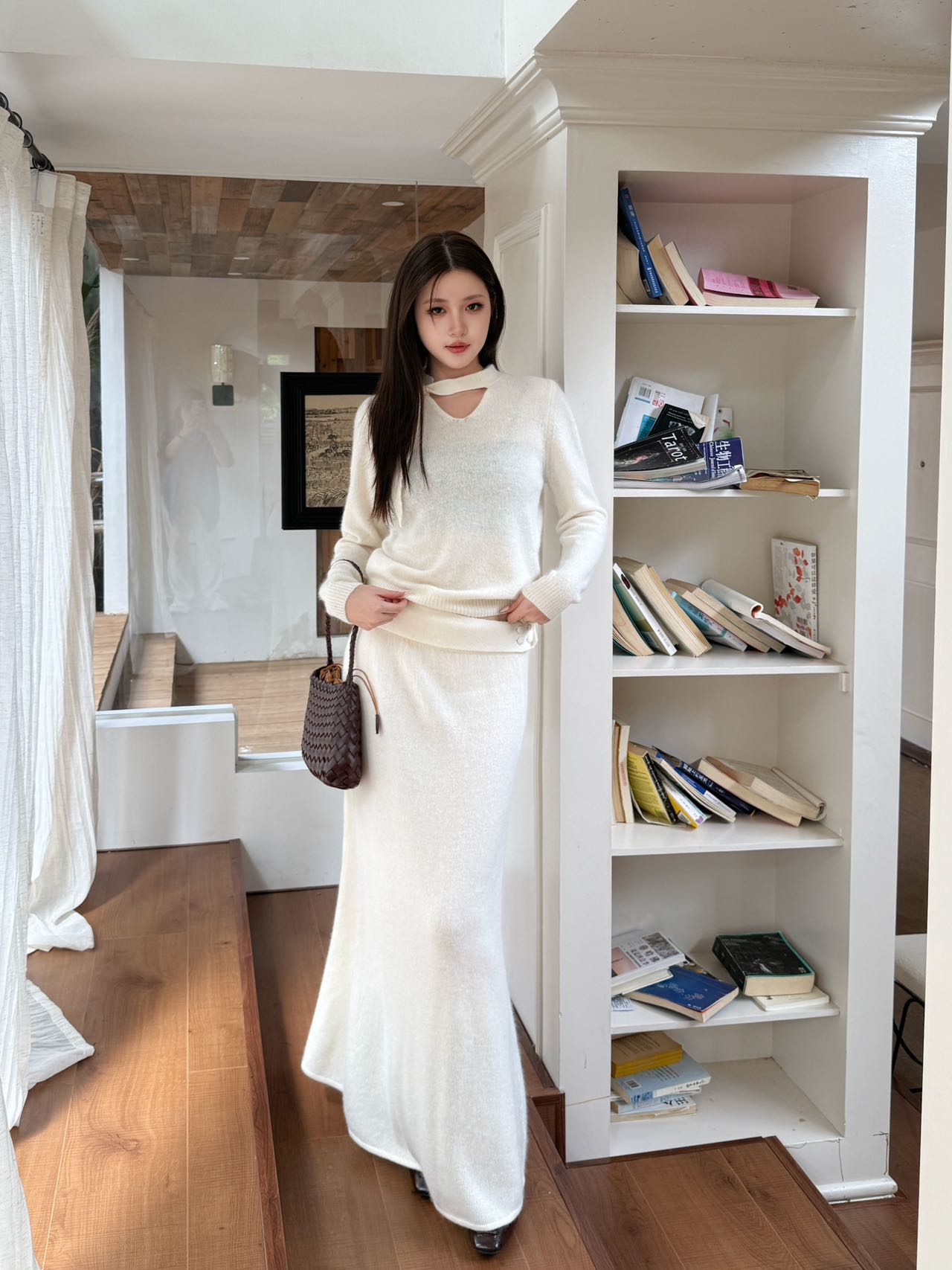 CD 25fw knitted suit