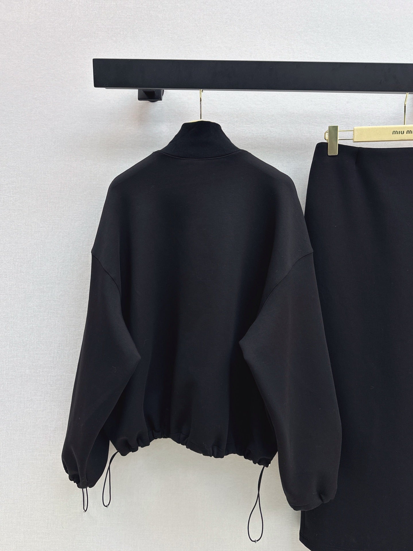 Miu 25fw hoodie skirt suit