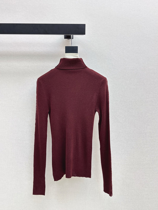 Erma 25fw lace turtleneck