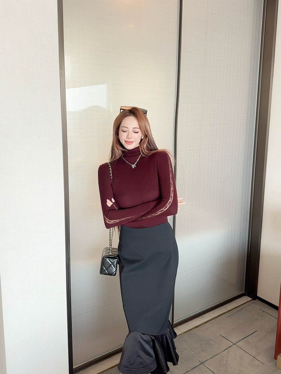 Erma 25fw lace sweatshirts