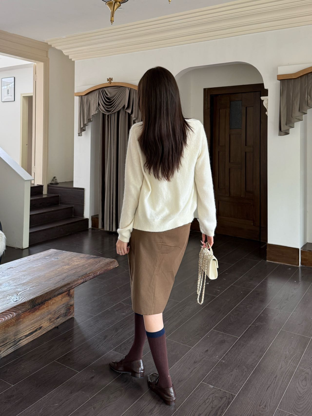 Chan 25fw cardigan vest set