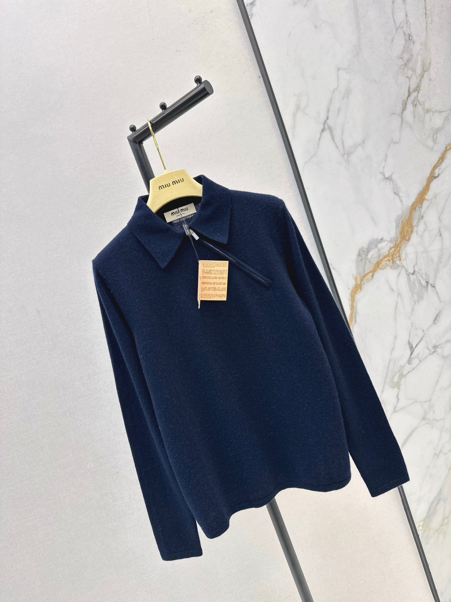 Miu 25fw polo sweatshirts