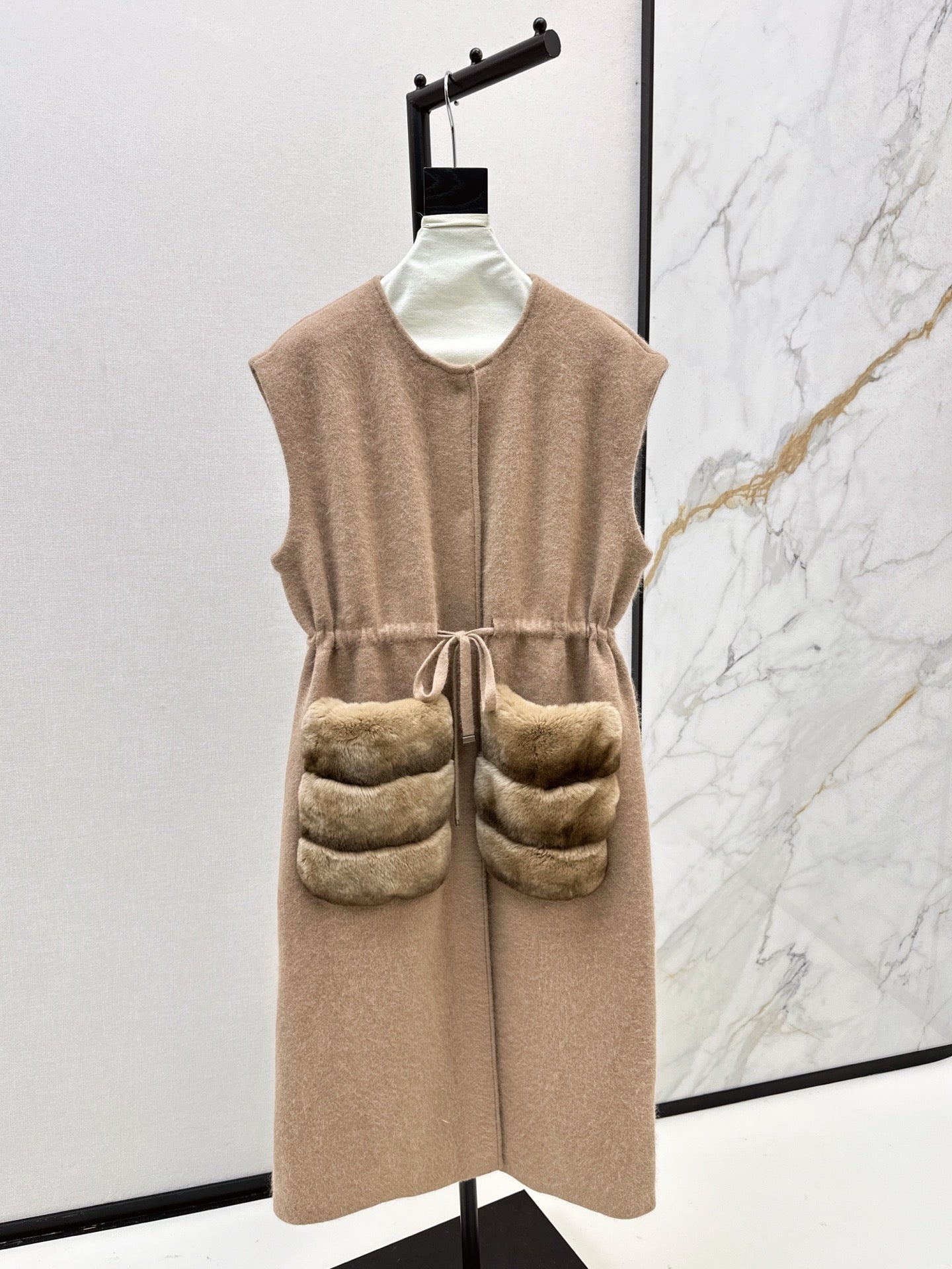 Fen 25fw wool vest jacket