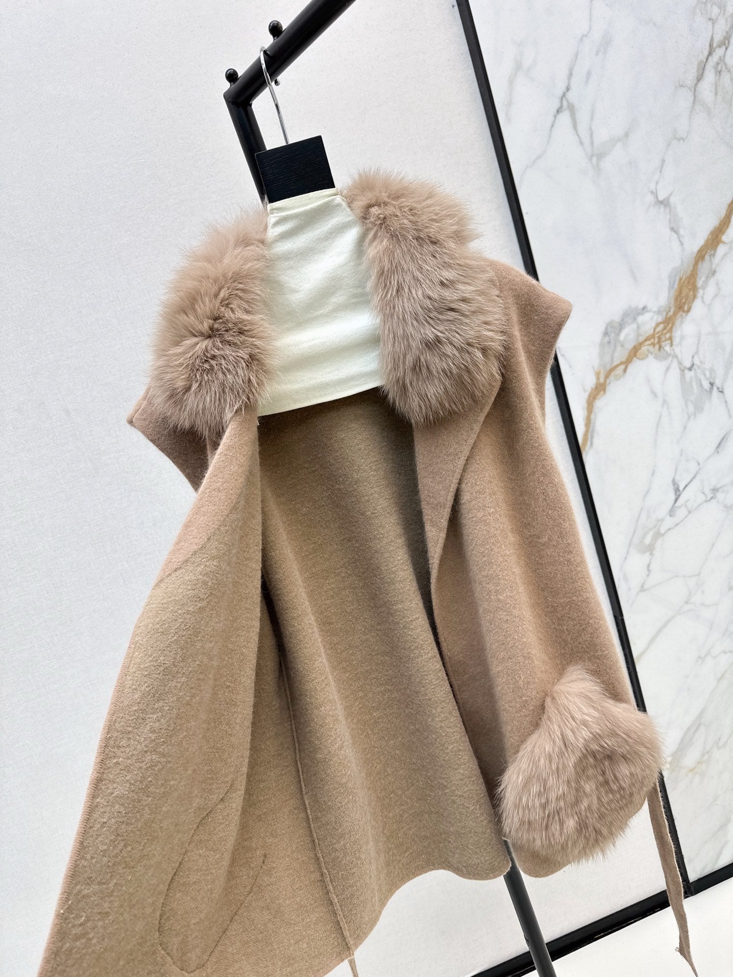 Fen 25fw wool vest jacket