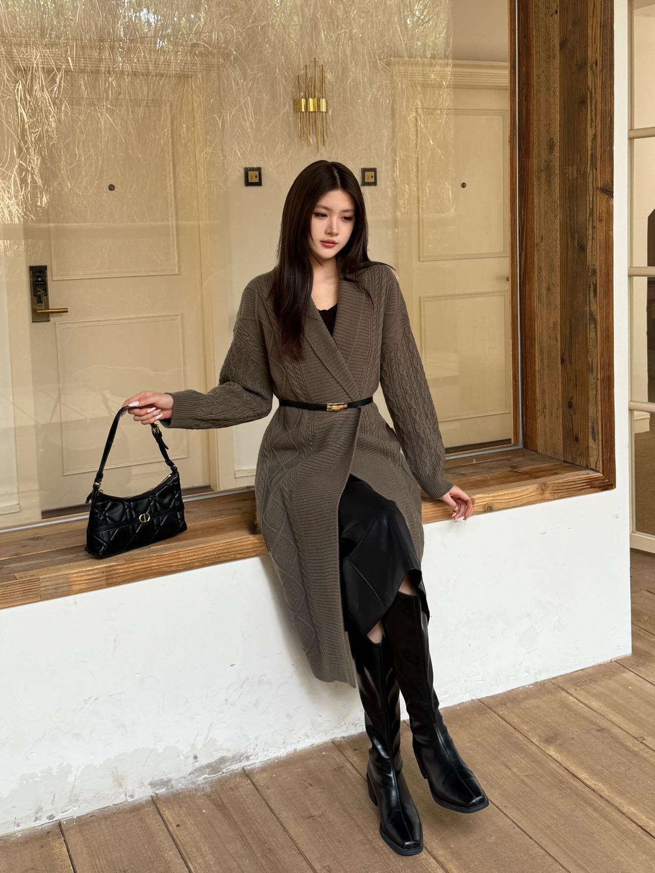 Her 25fw knitted jacket