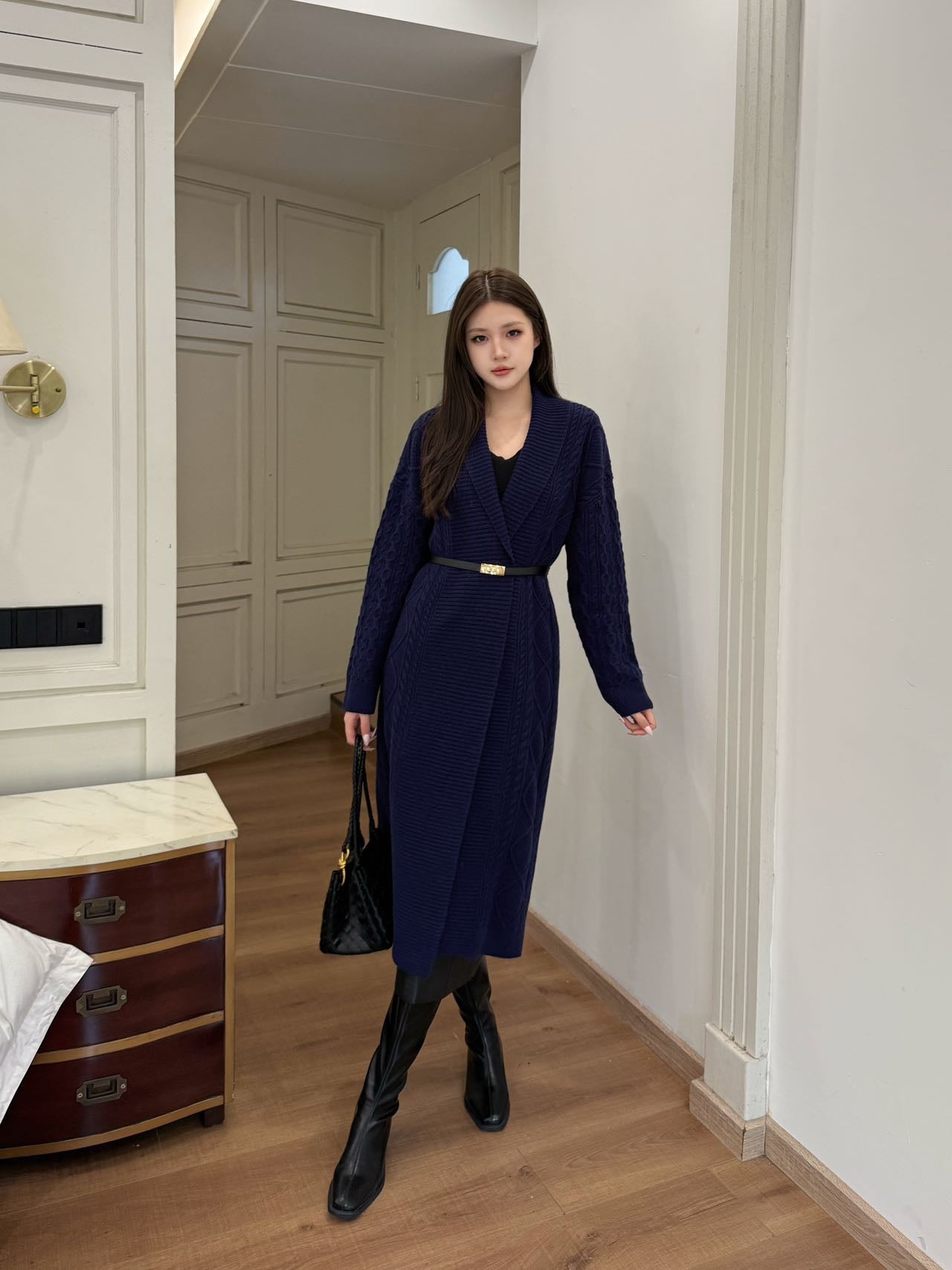 Her 25fw knitted jacket