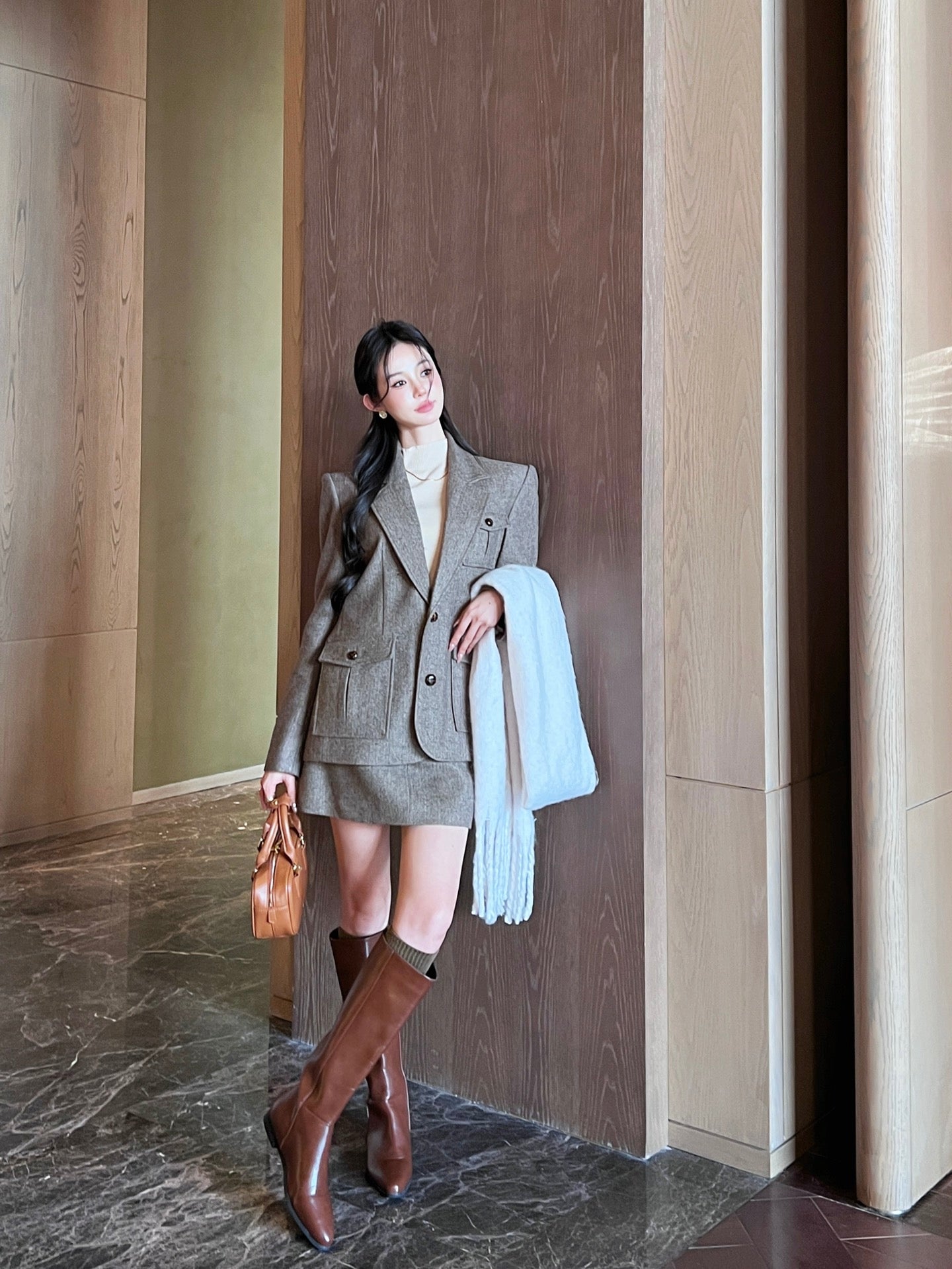 Miu 25fw blazer skirt suits