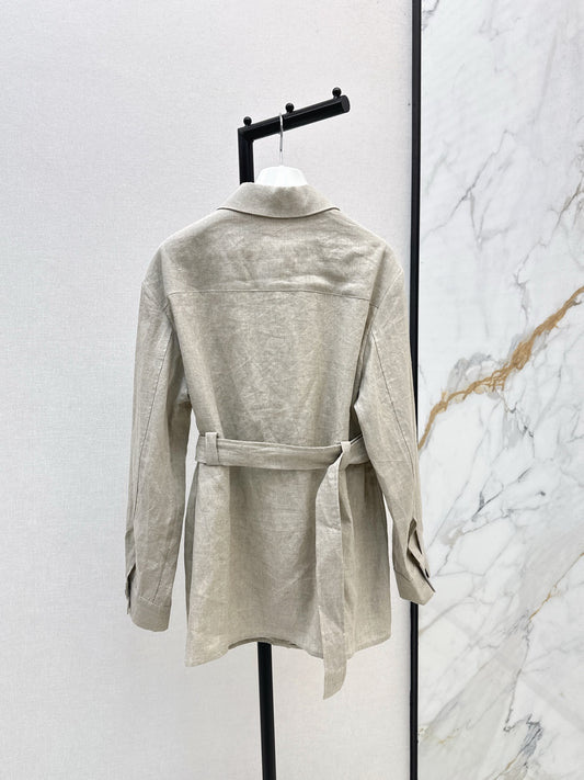 Loe 25fw linen shirt