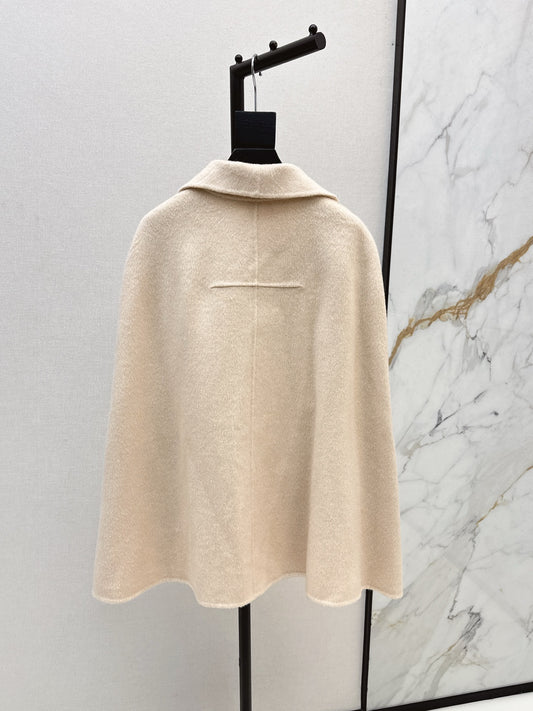 CD 25fw woolen cape coat